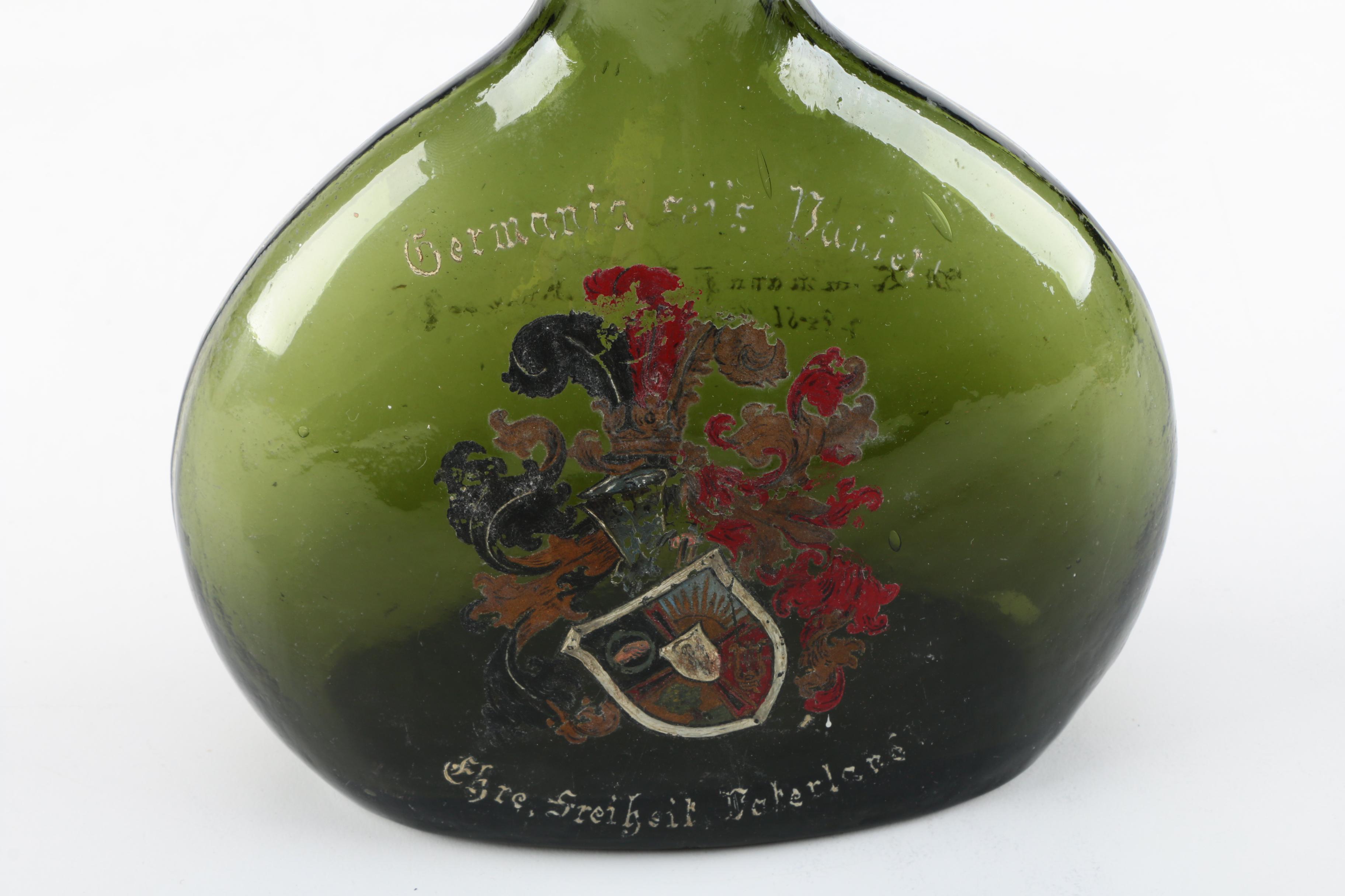 Painted Glassware Vase