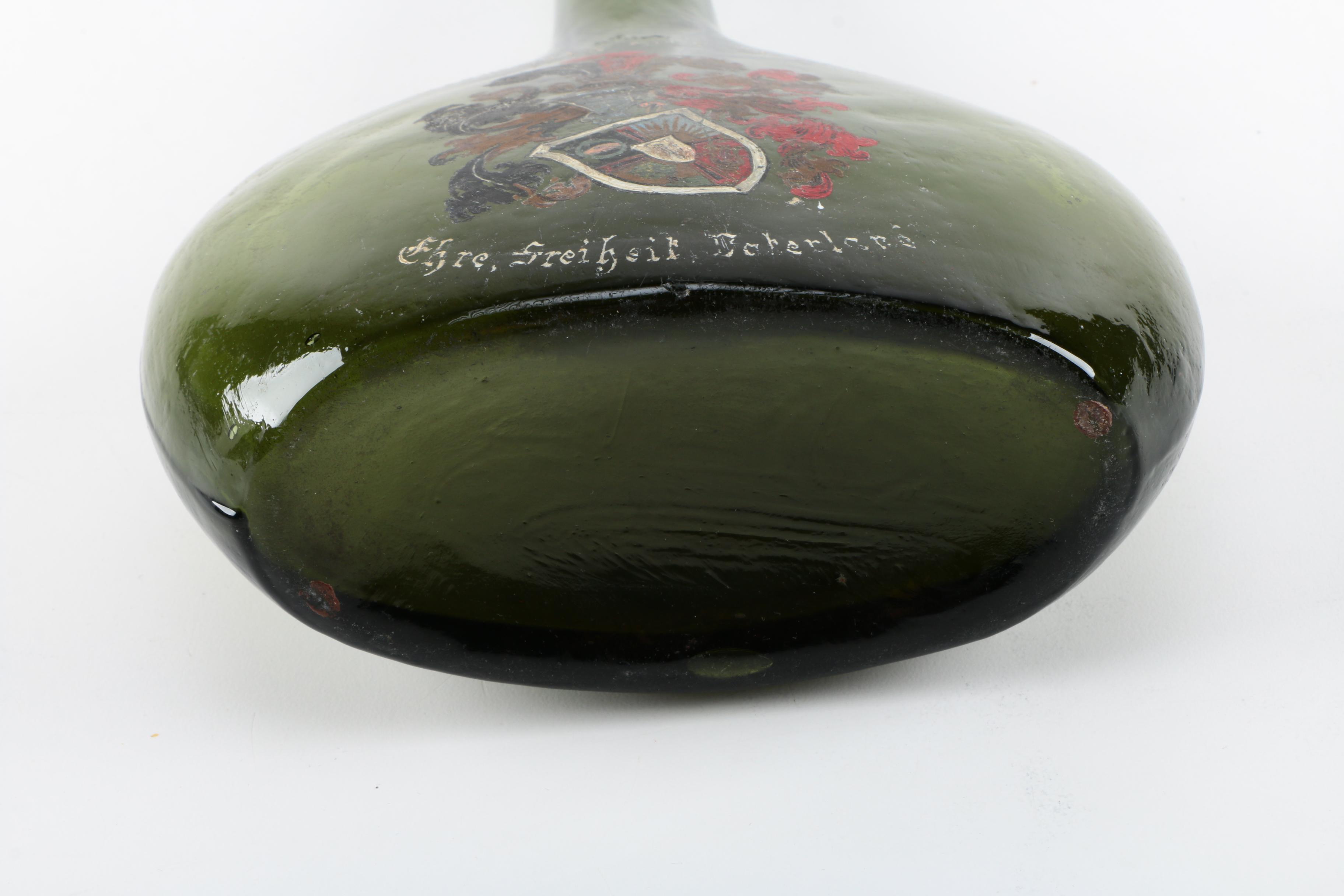 Painted Glassware Vase