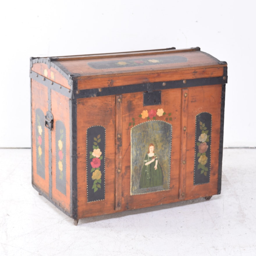 Hand Painted Trunk