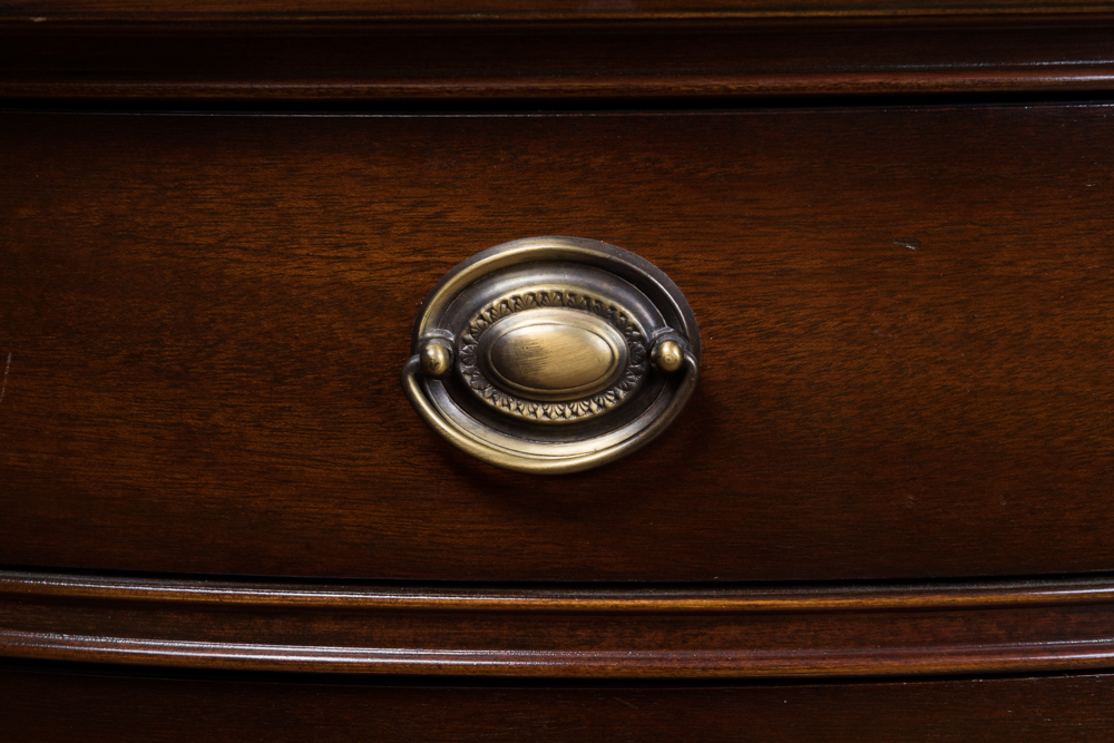 Vintage Hepplewhite Style Nightstands by Dixie