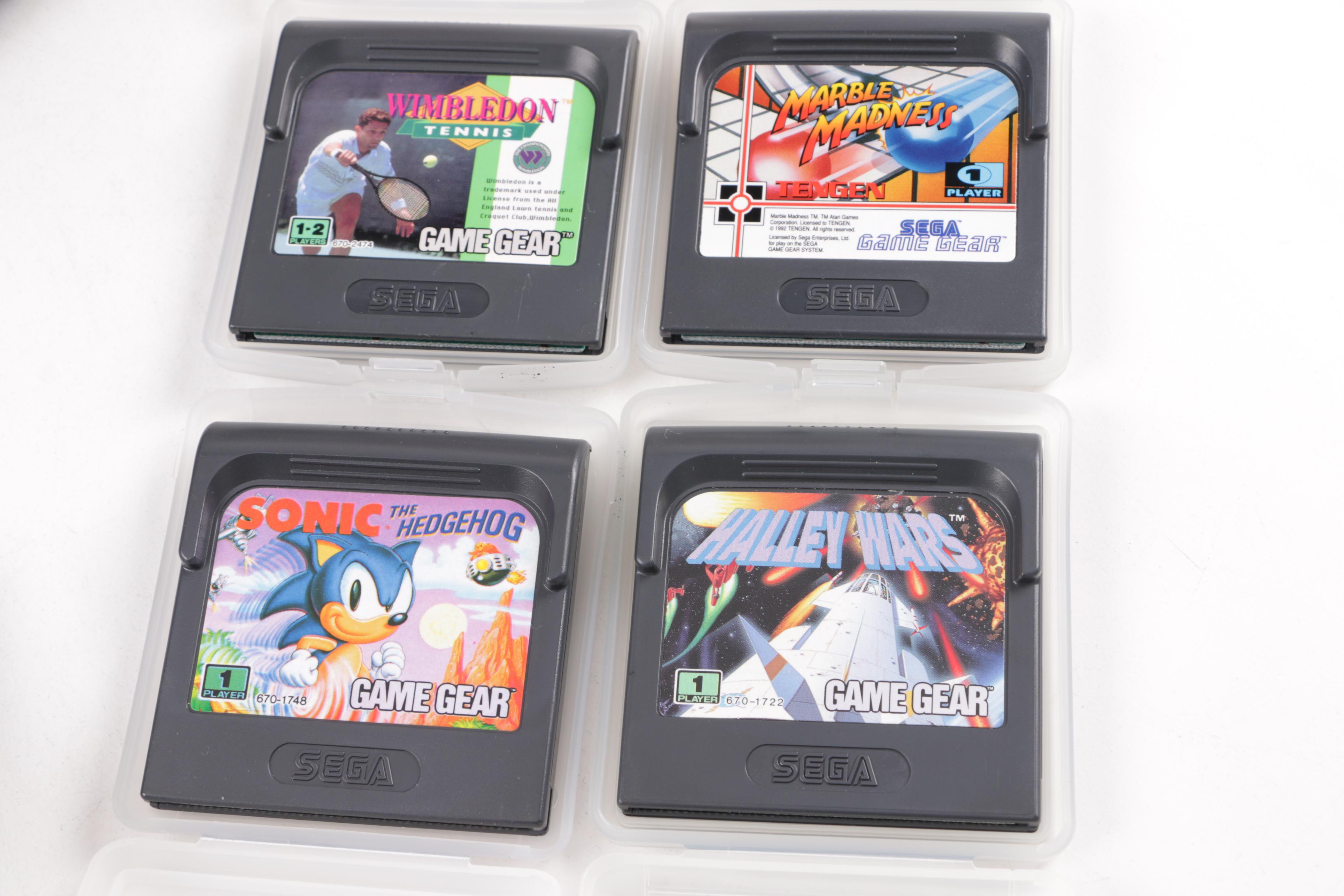 Sega Game Gear Portable Video Game System with Games and Accessories