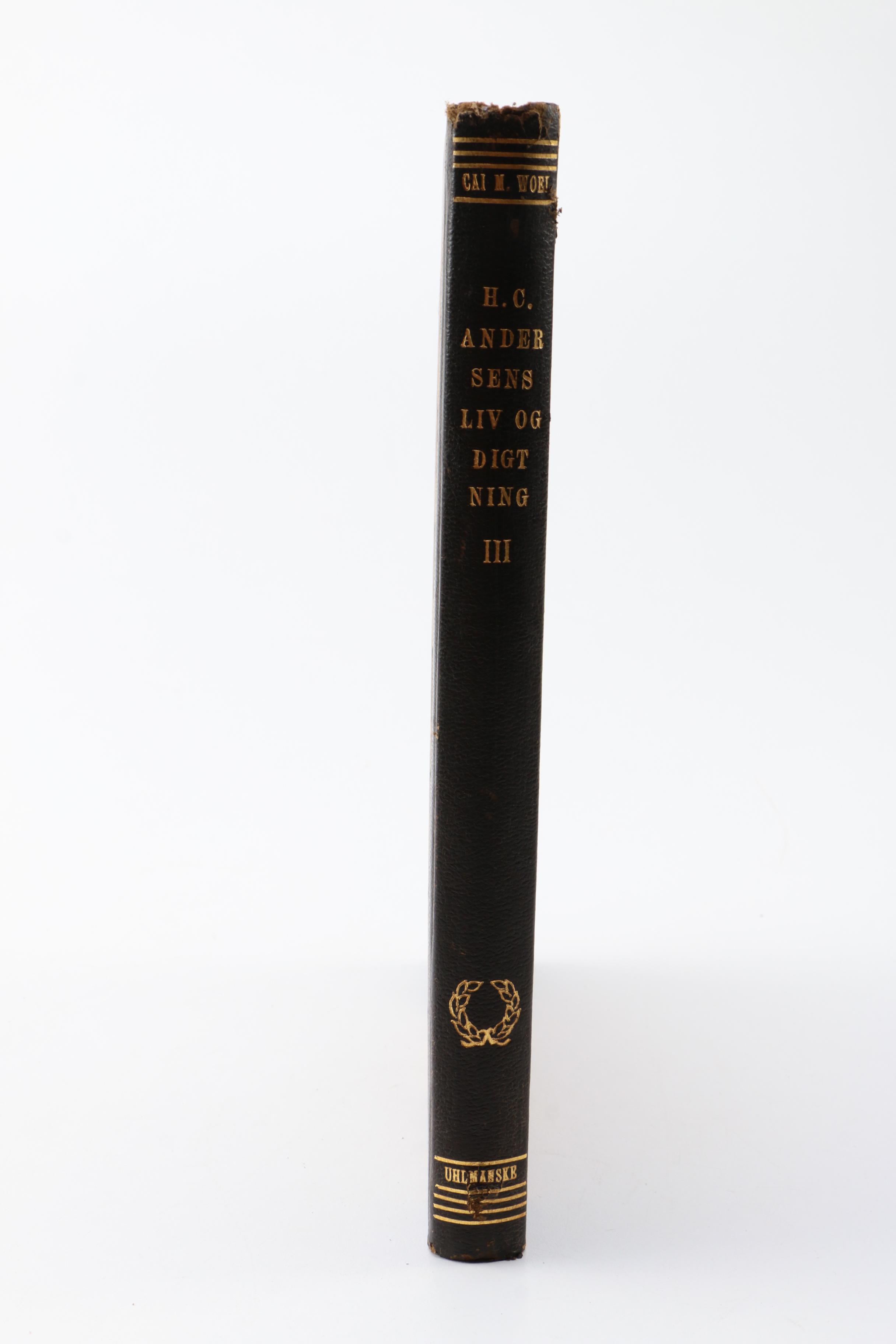 1949 Four-Volume Danish "H. C. Andersens Liv og Digtning" by Cai M. Woel