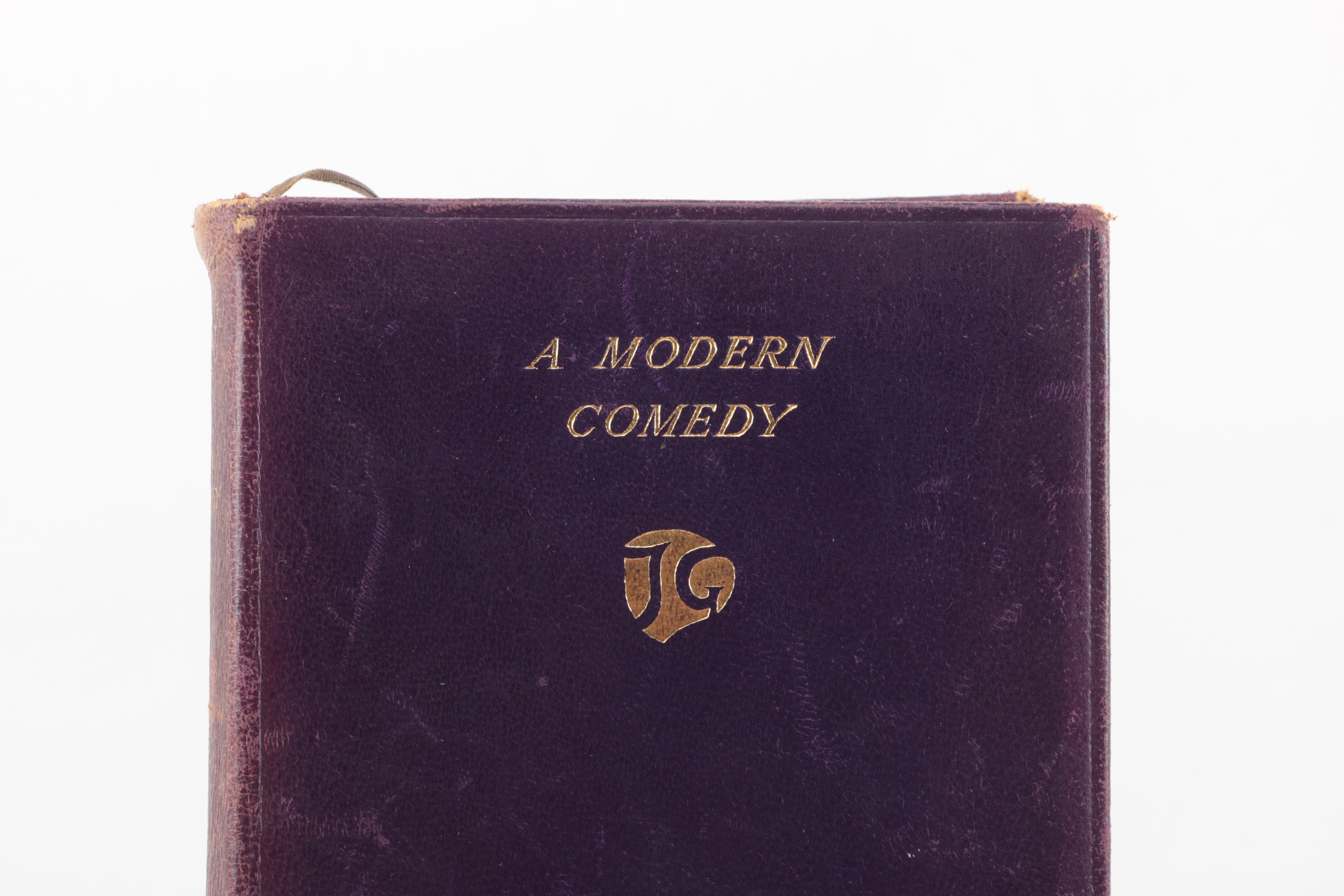 1929 "A Modern Comedy" by John Galsworthy