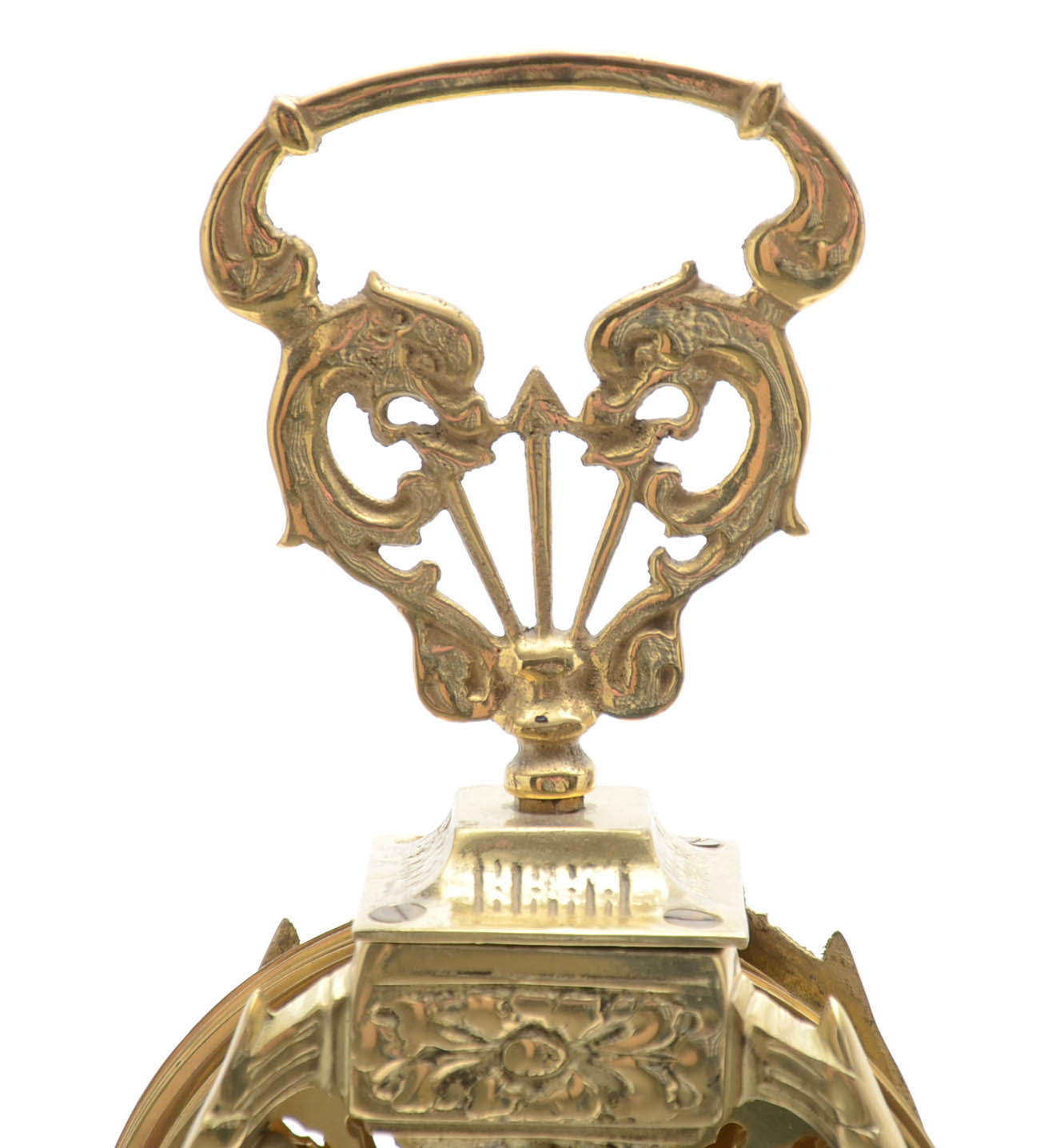 Brass Peacock Fireplace Screen