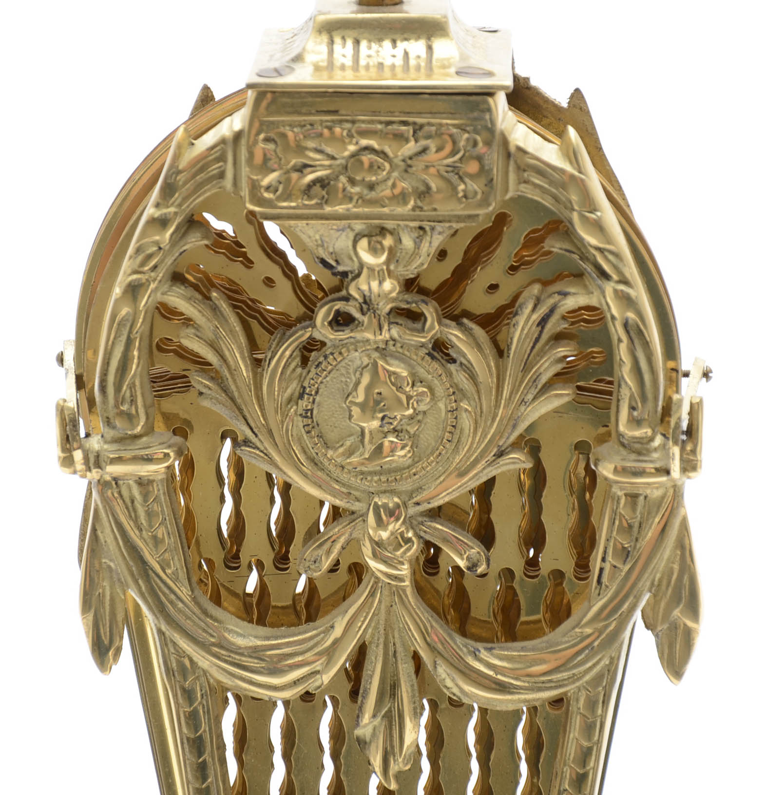 Brass Peacock Fireplace Screen