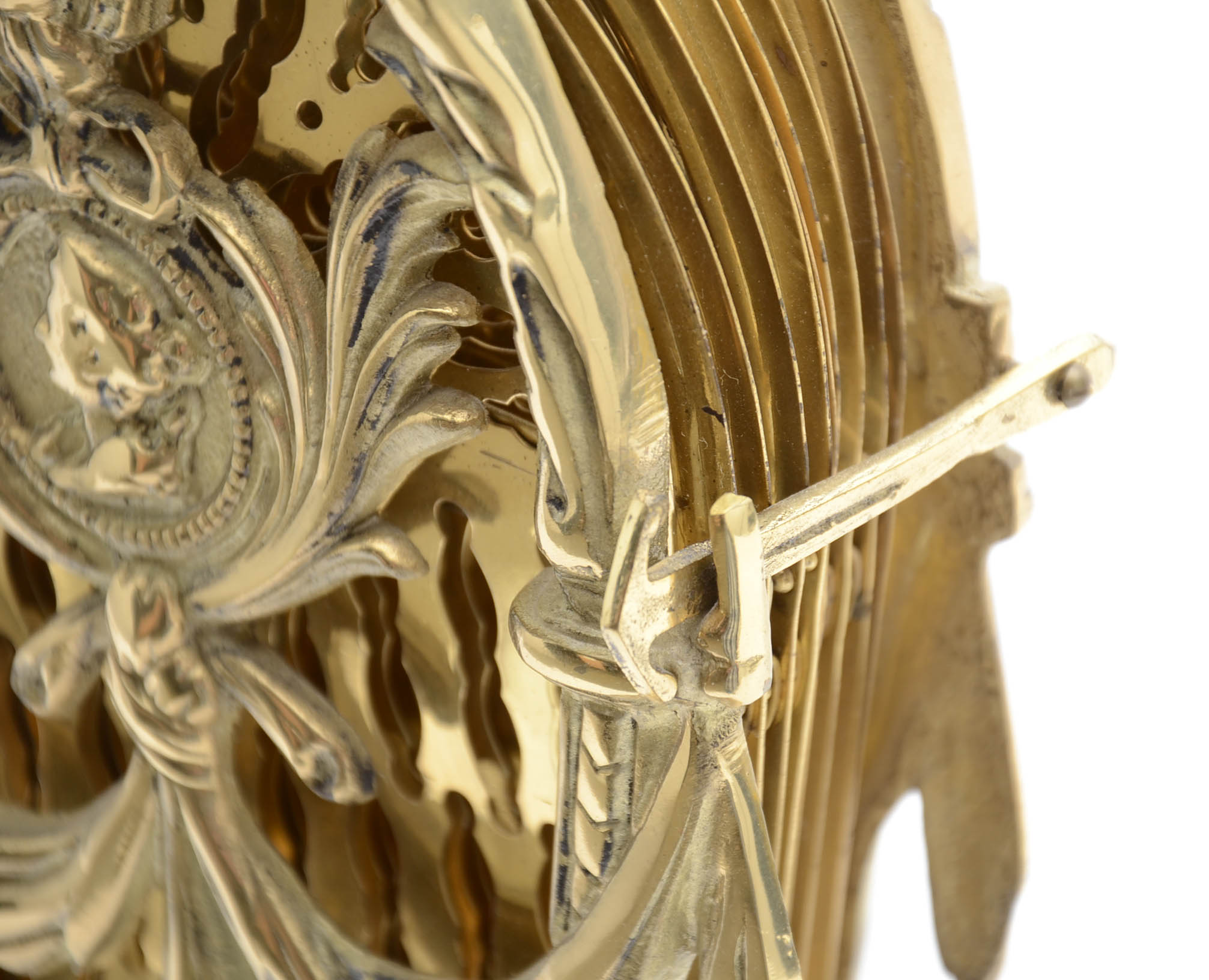 Brass Peacock Fireplace Screen