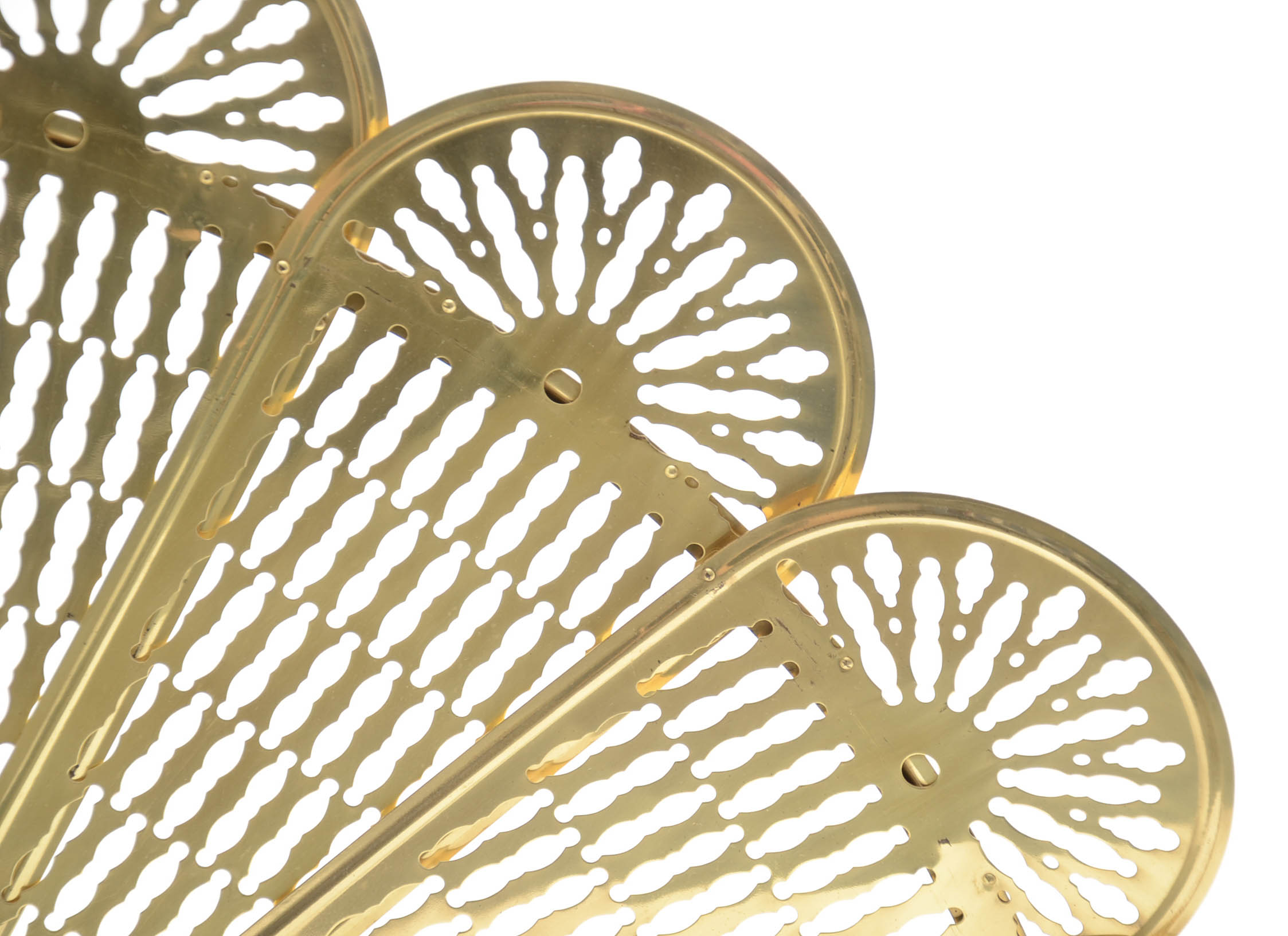 Brass Peacock Fireplace Screen