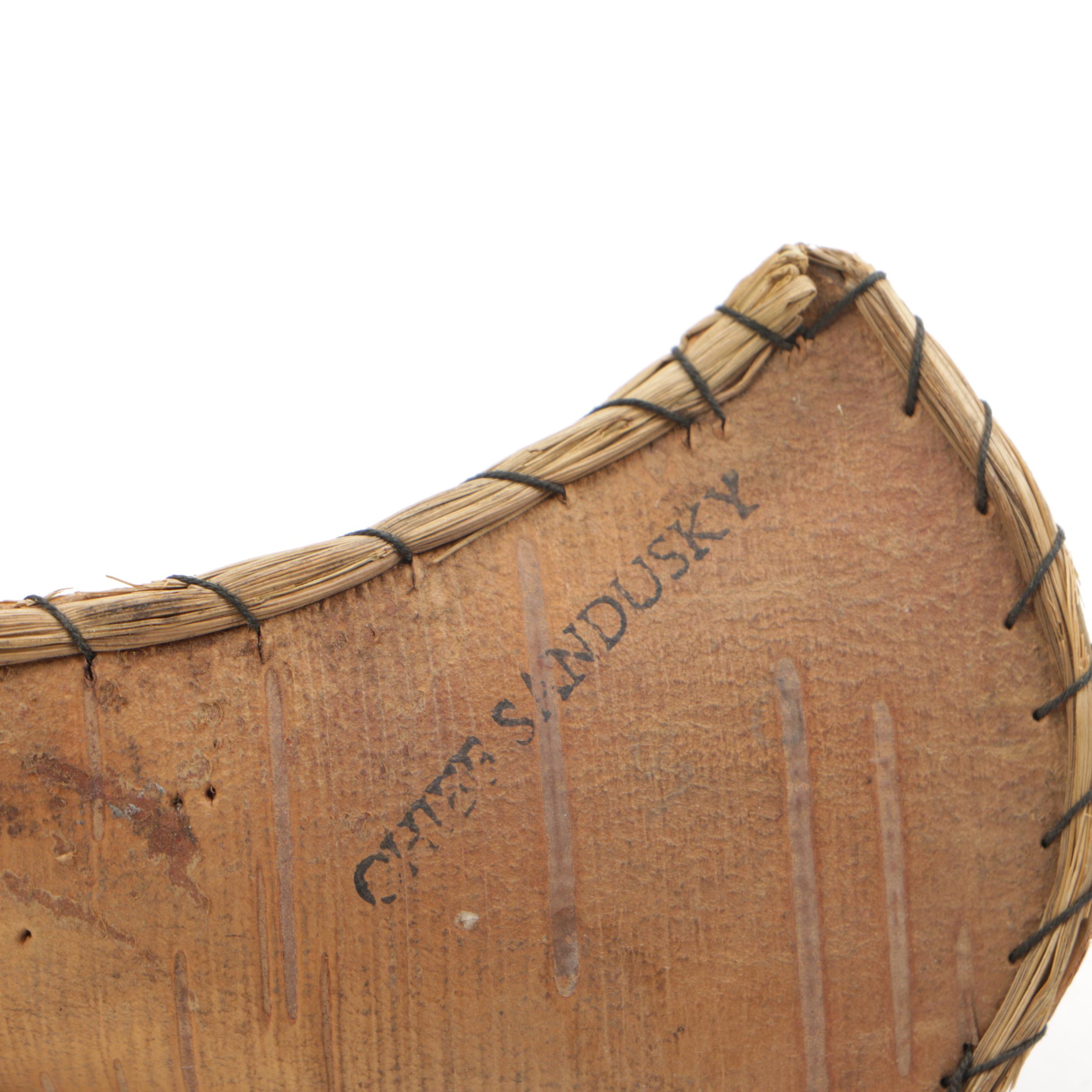 Carved Wooden Canoes