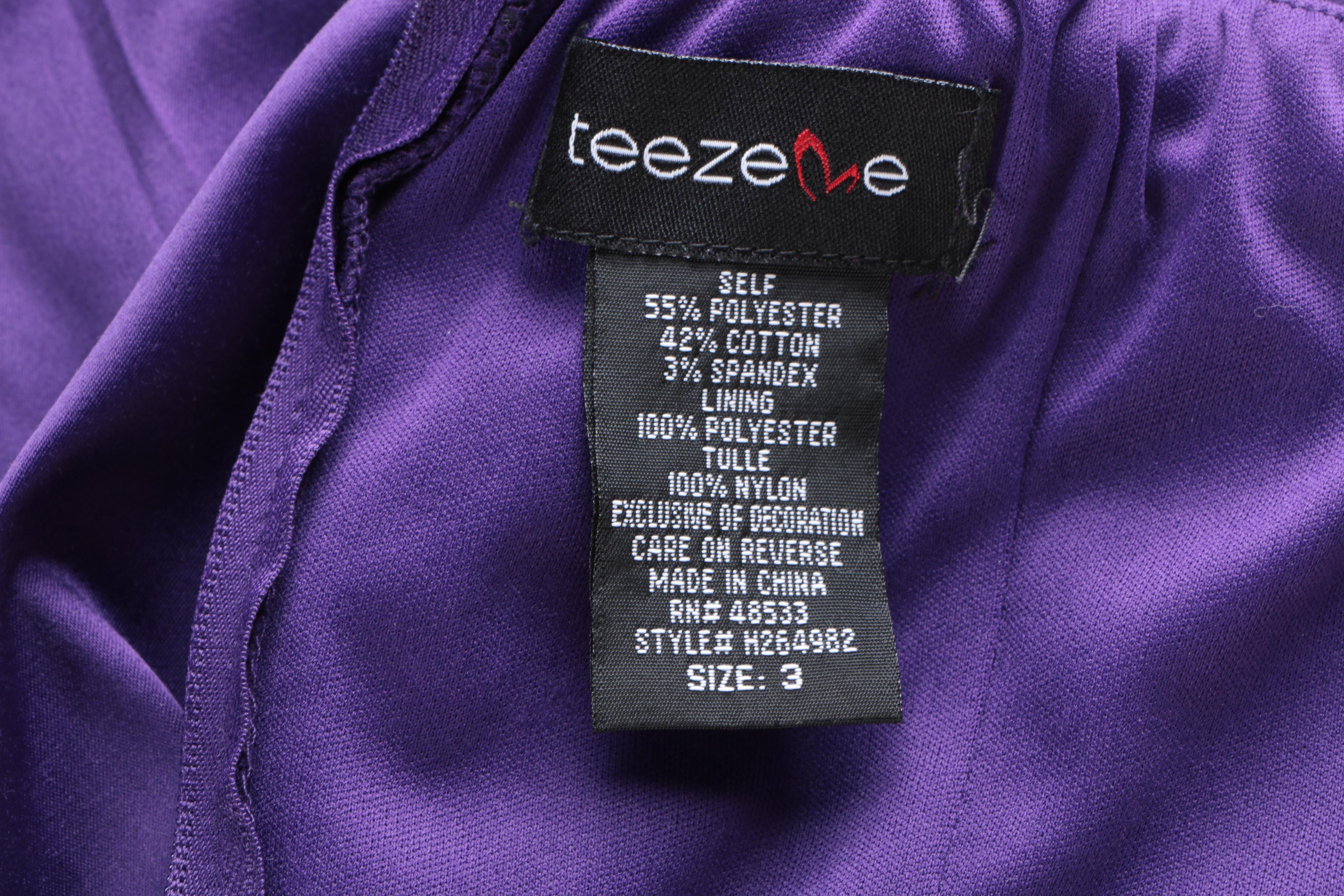 Women's Dresses in Purple and Red