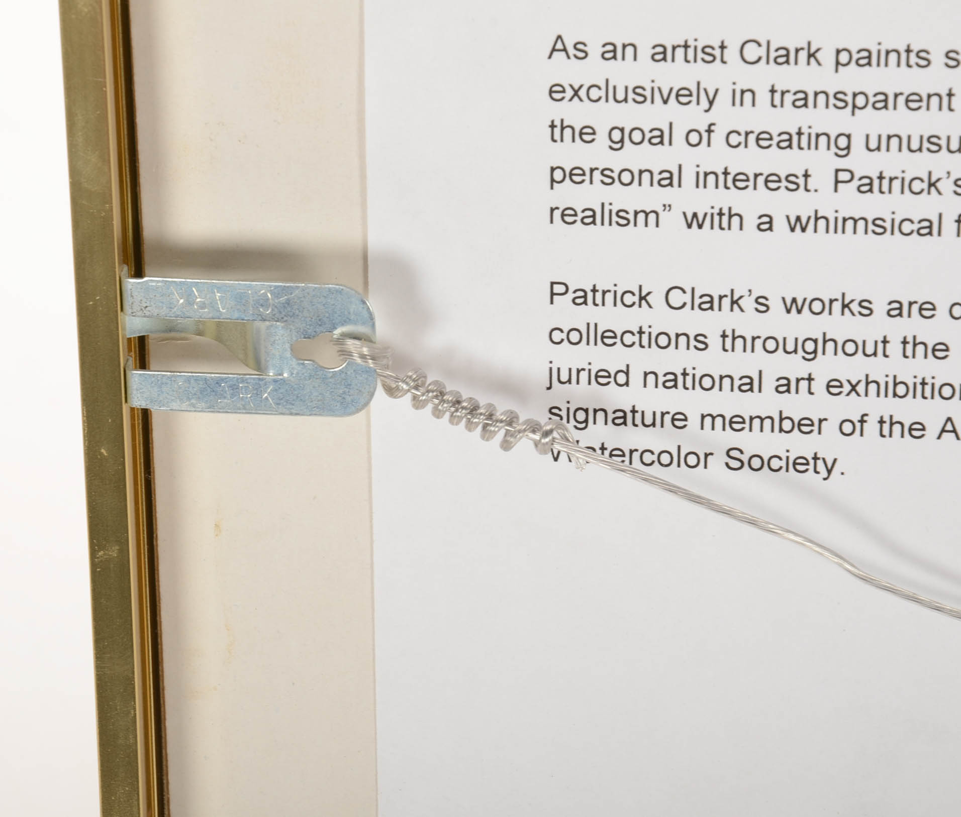 Patrick Clark Original Watercolor Painting "Target Practice"