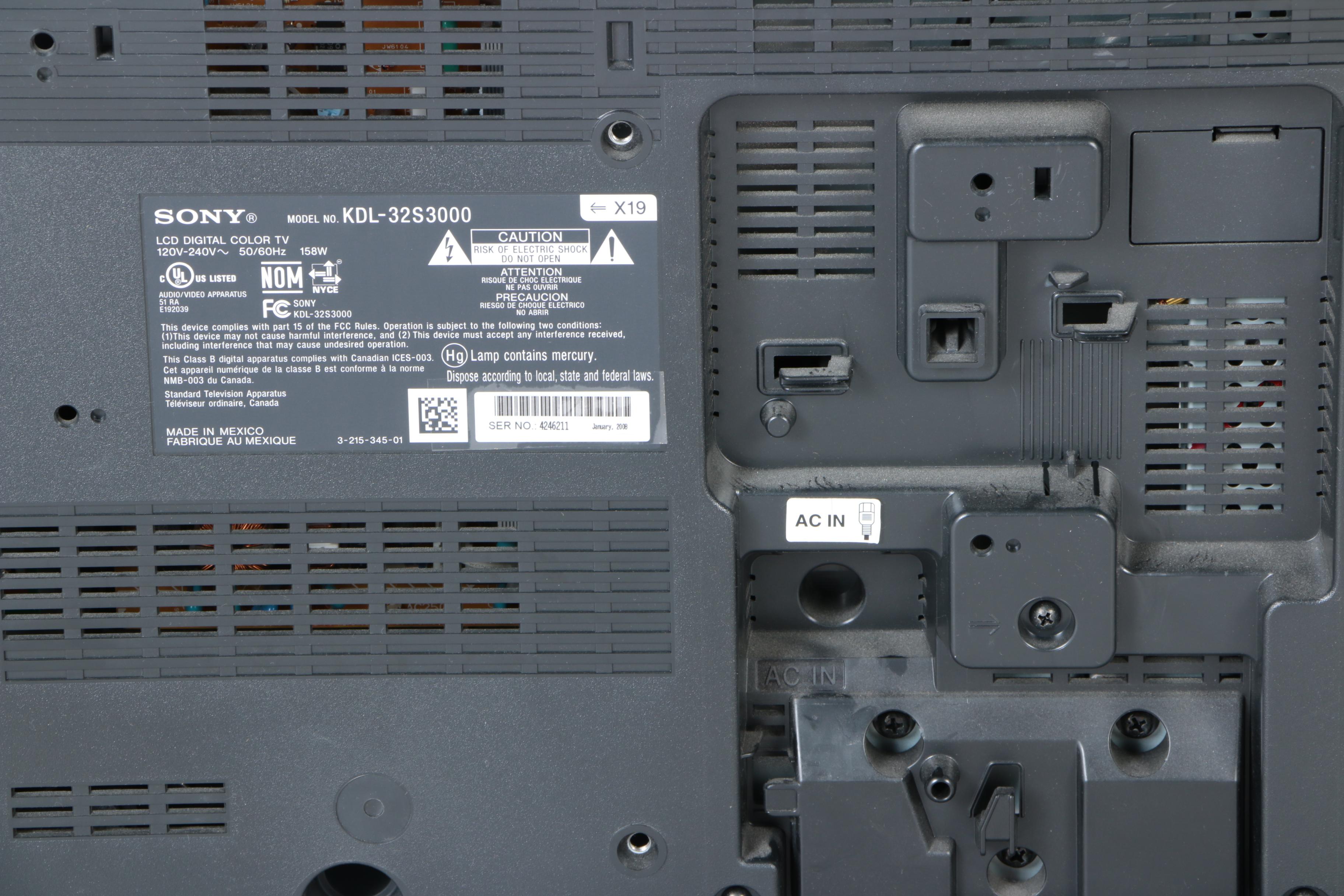 Sony Bravia 32" Class Digital TV