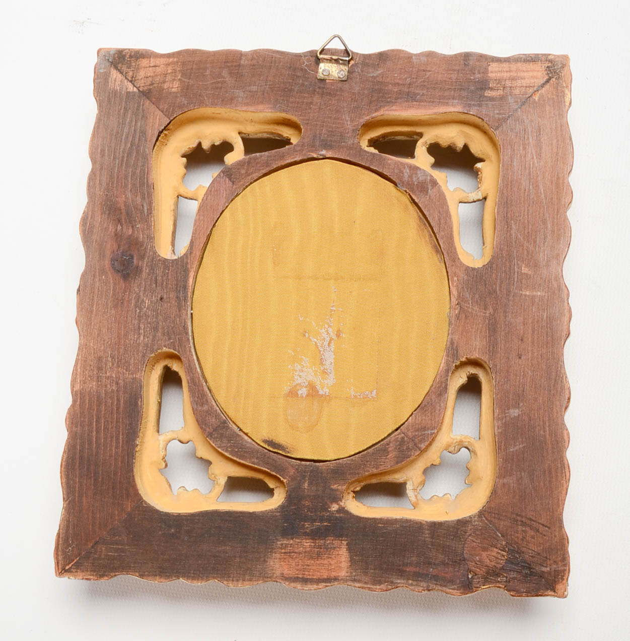 Antique Hand-Painted Miniature Portrait on Paper