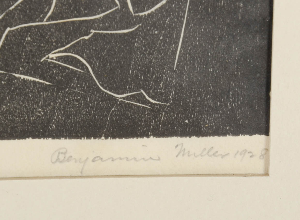 Benjamin Miller Original Woodblock Print
