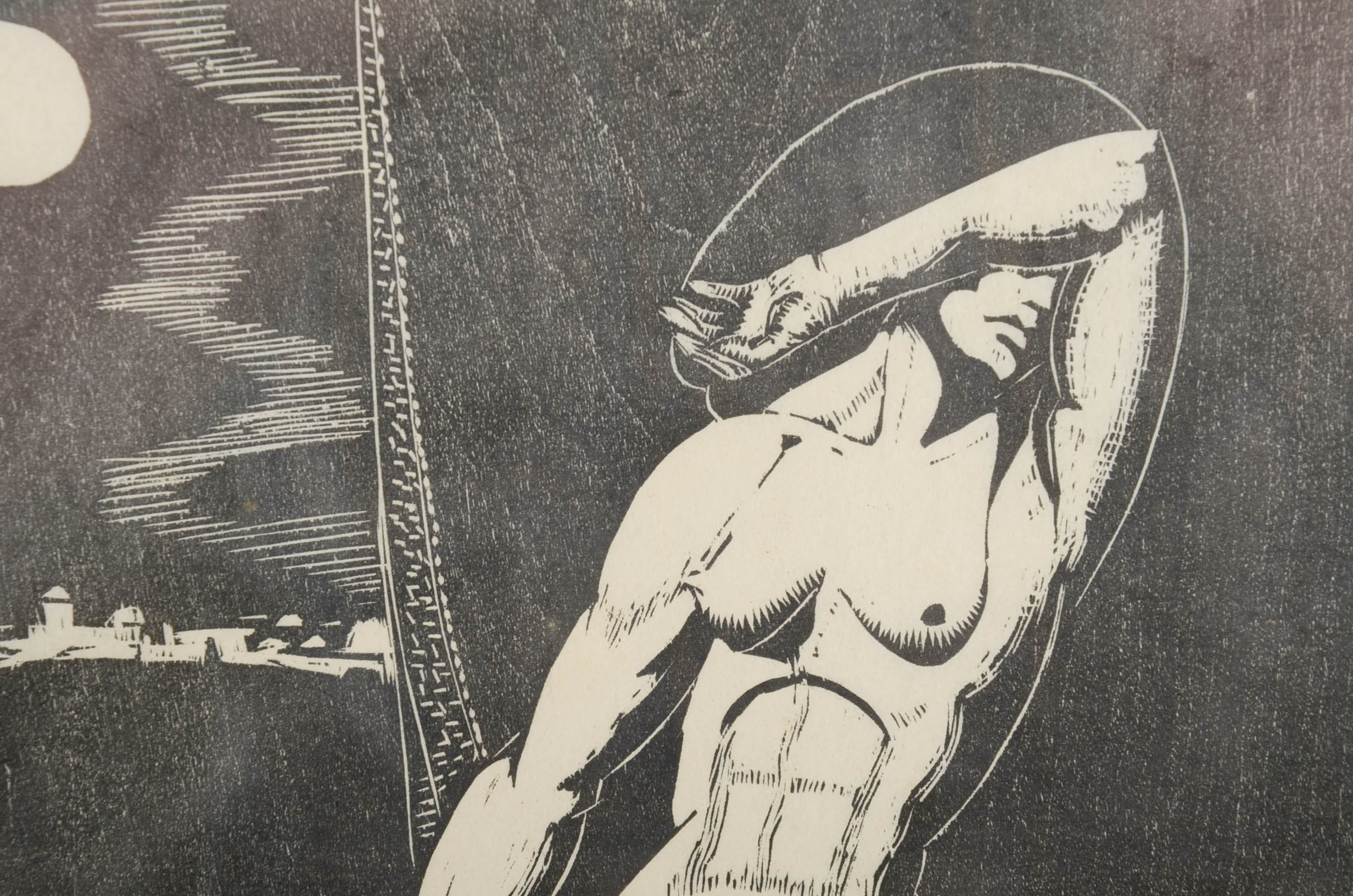 Benjamin Miller Original Woodblock Print