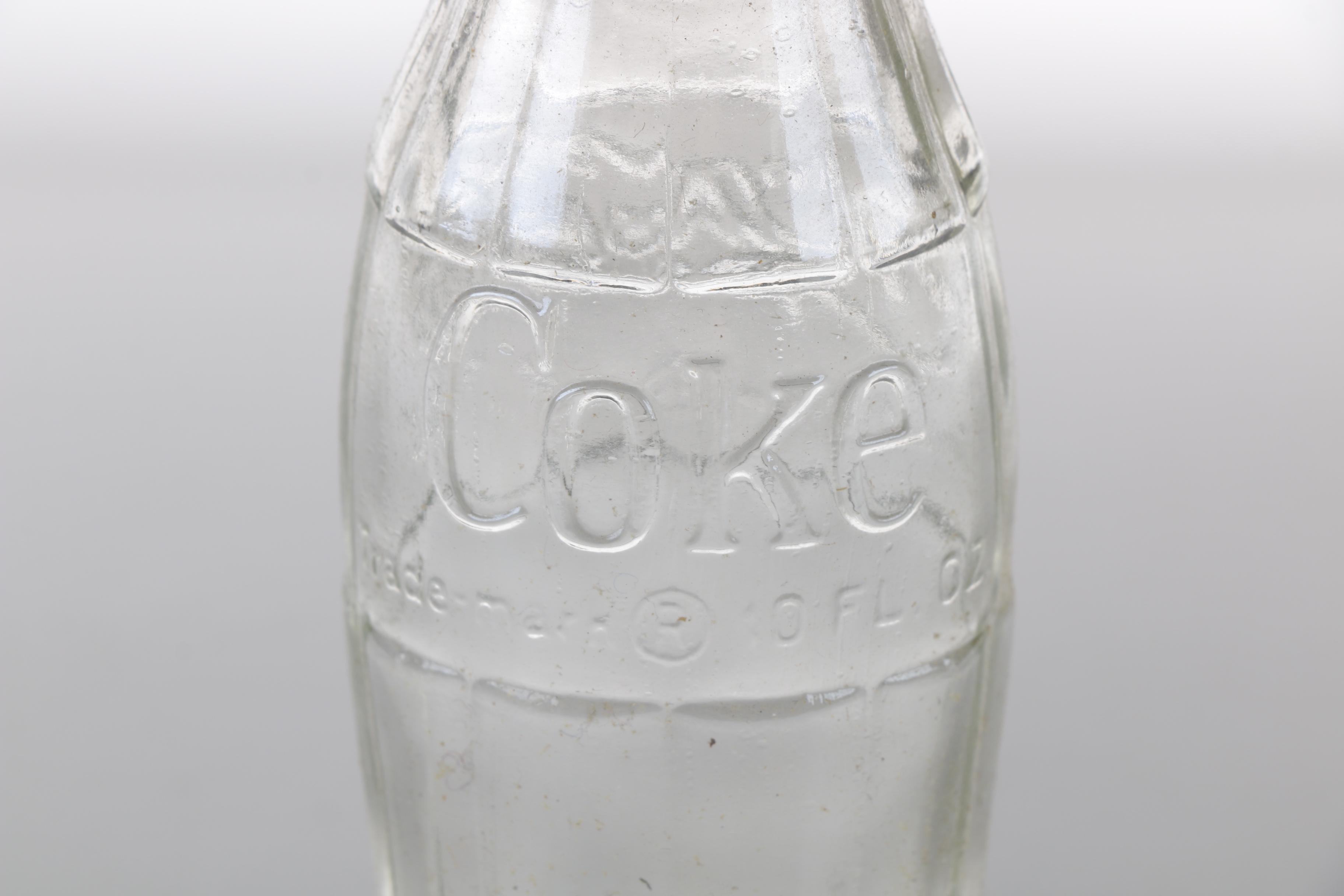 Vintage Diet Coke Glass Bottles and Paper Carrier