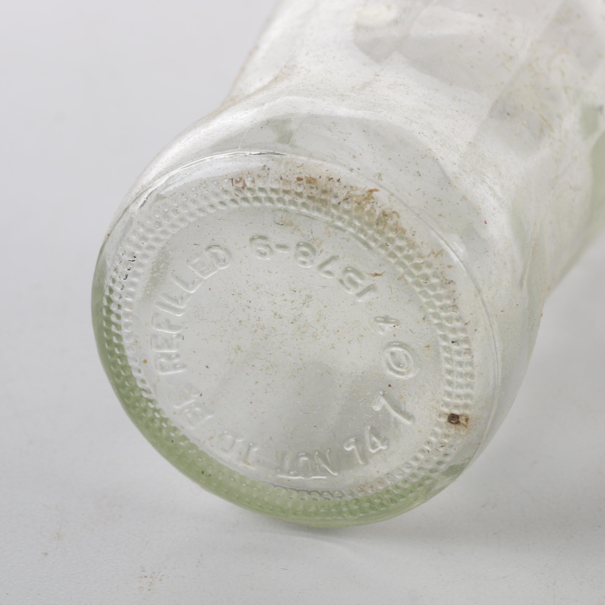 Vintage Diet Coke Glass Bottles and Paper Carrier