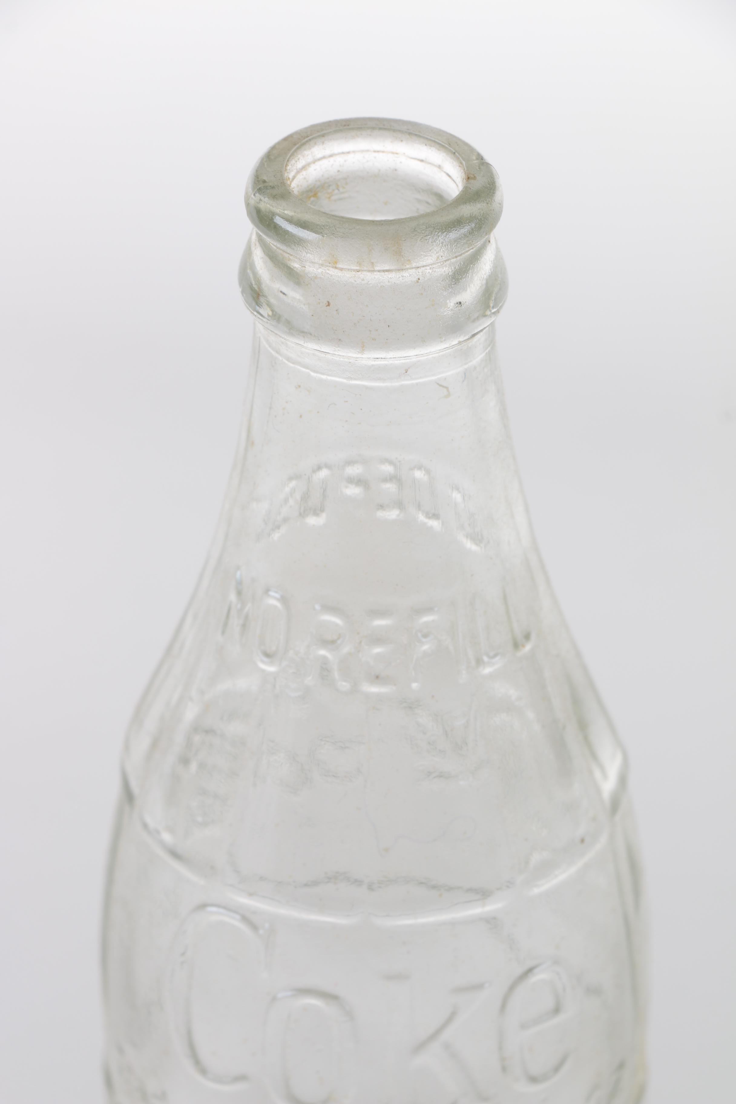 Vintage Diet Coke Glass Bottles and Paper Carrier
