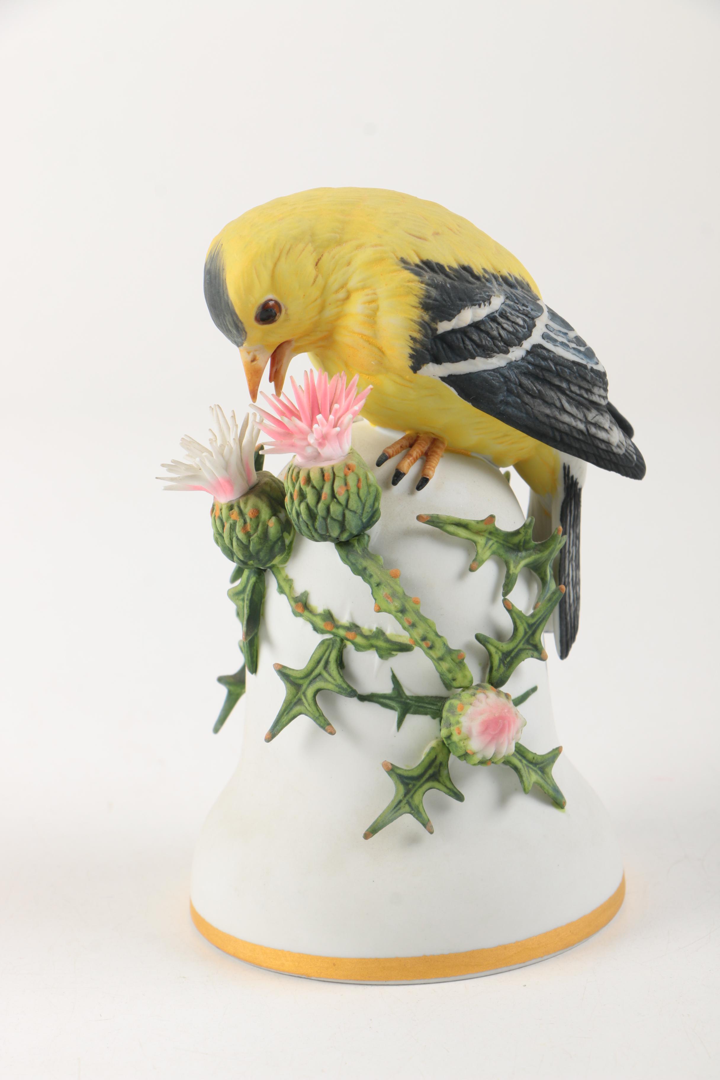 Assortment of Vintage Franklin Porcelain Bird Figurines