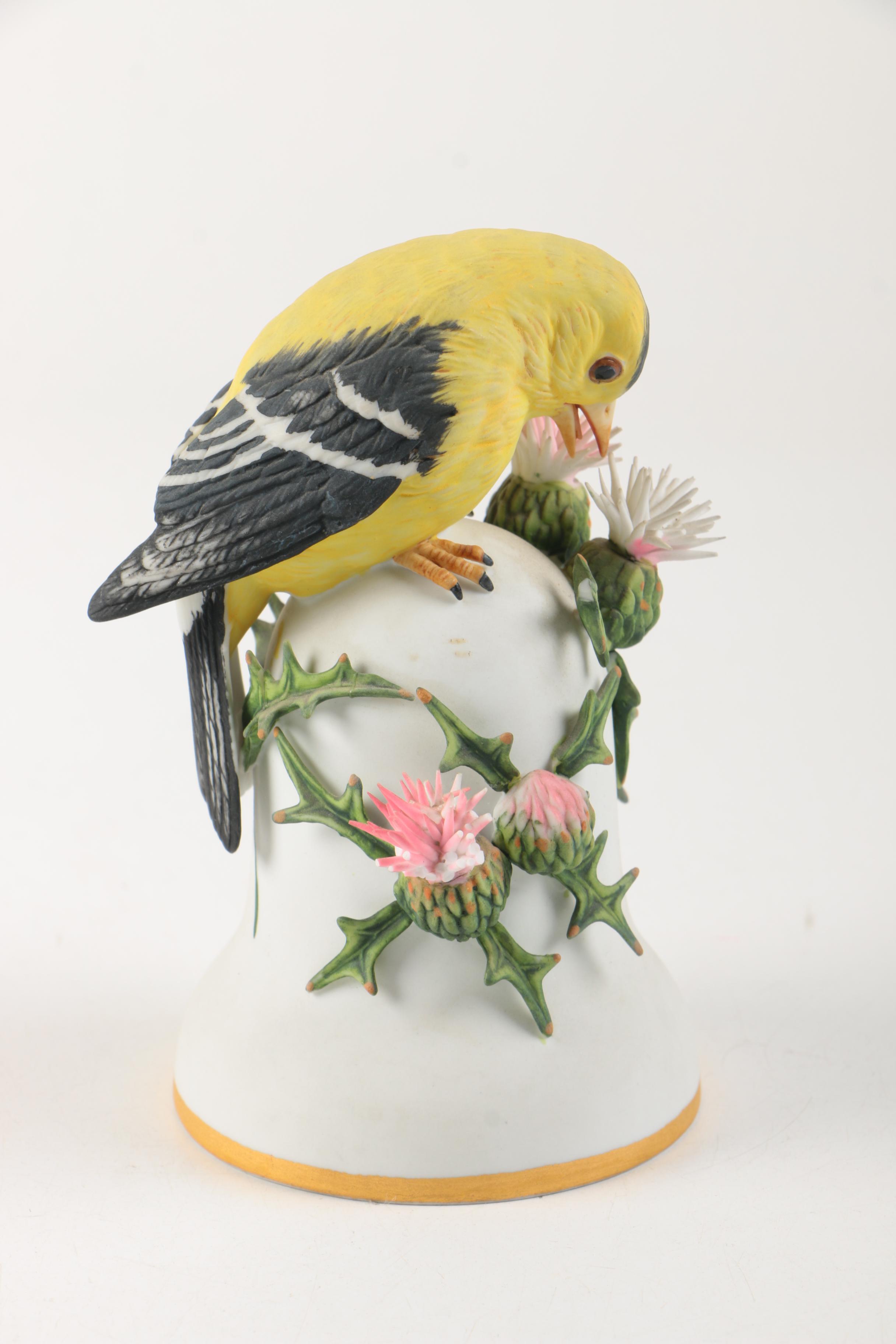 Assortment of Vintage Franklin Porcelain Bird Figurines