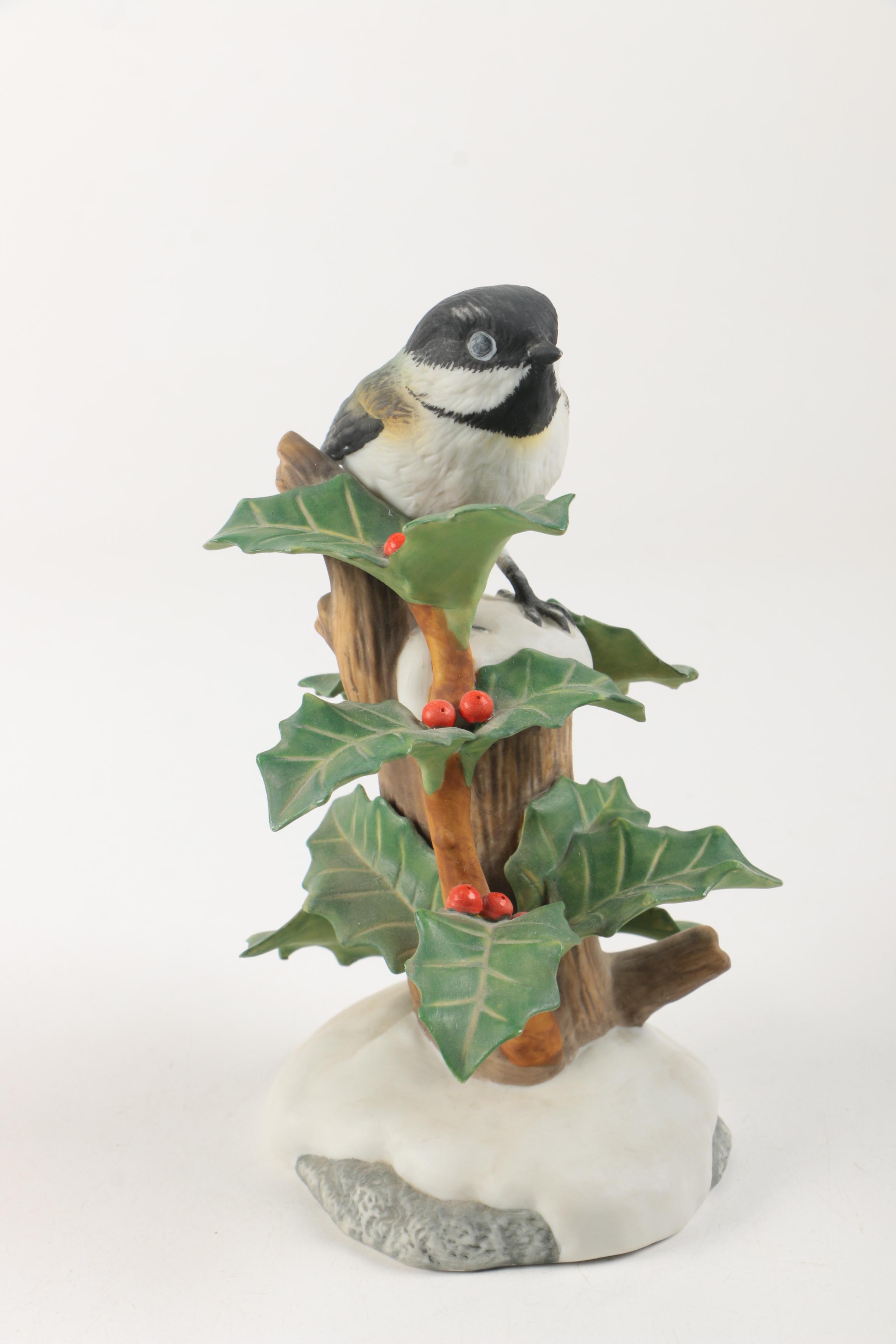 Assortment of Vintage Franklin Porcelain Bird Figurines