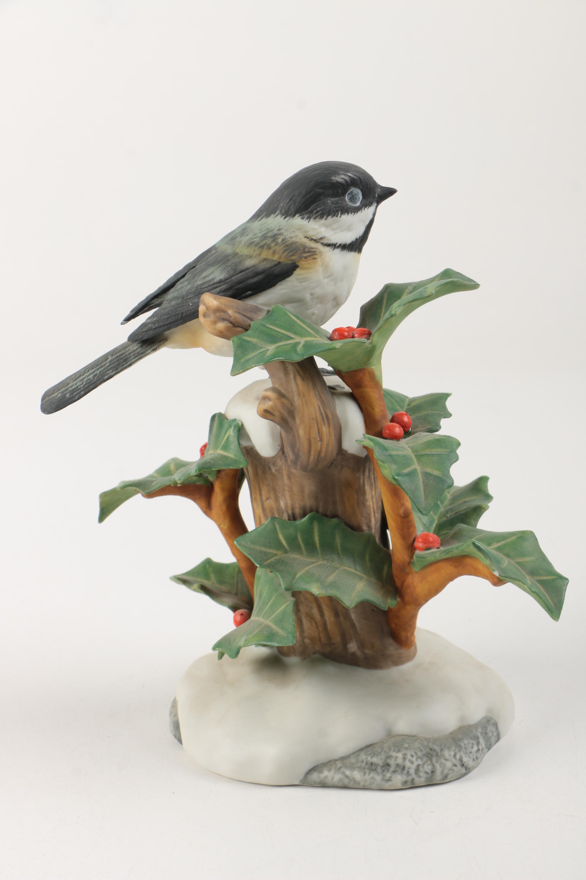 Assortment of Vintage Franklin Porcelain Bird Figurines