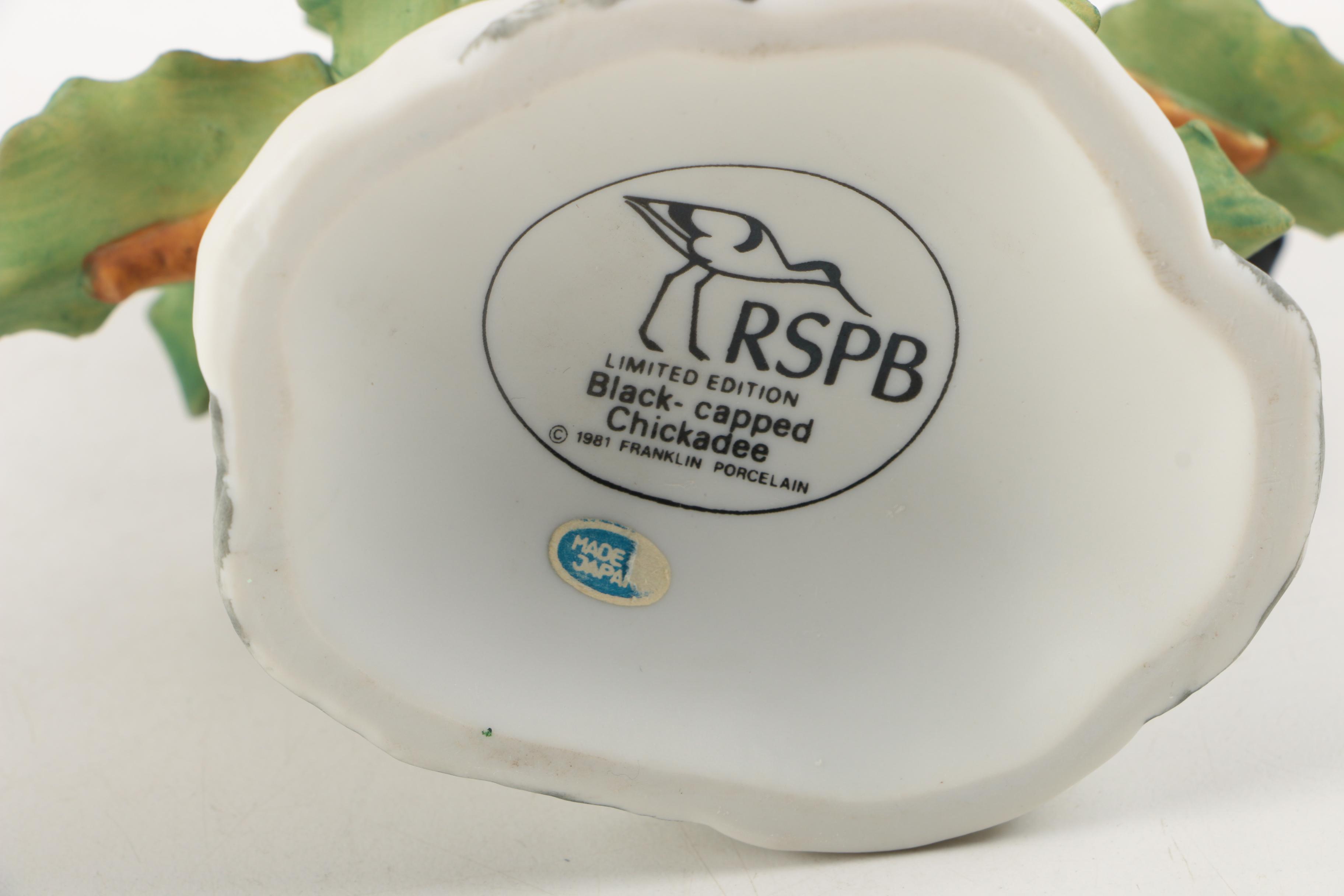 Assortment of Vintage Franklin Porcelain Bird Figurines