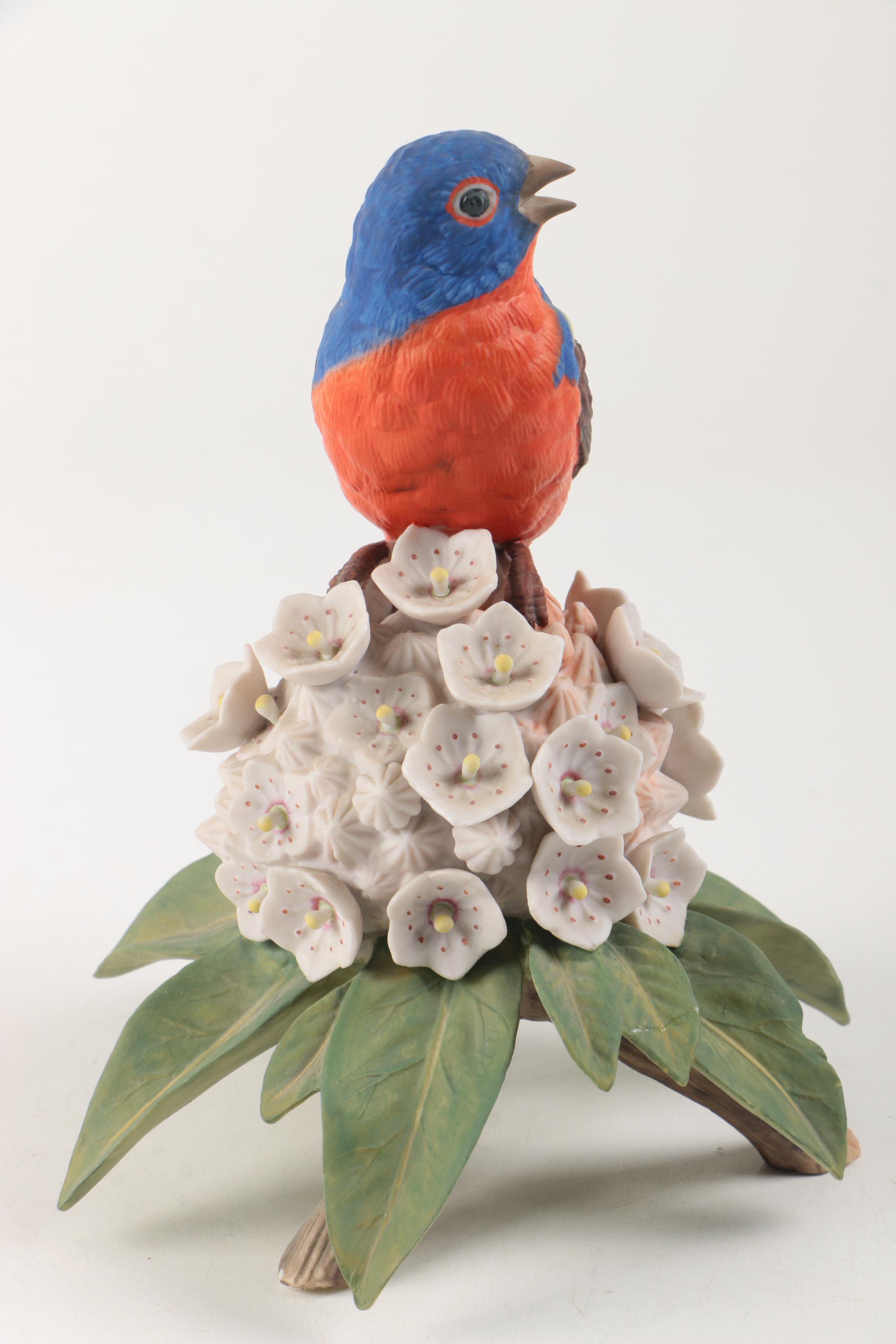 Assortment of Vintage Franklin Porcelain Bird Figurines