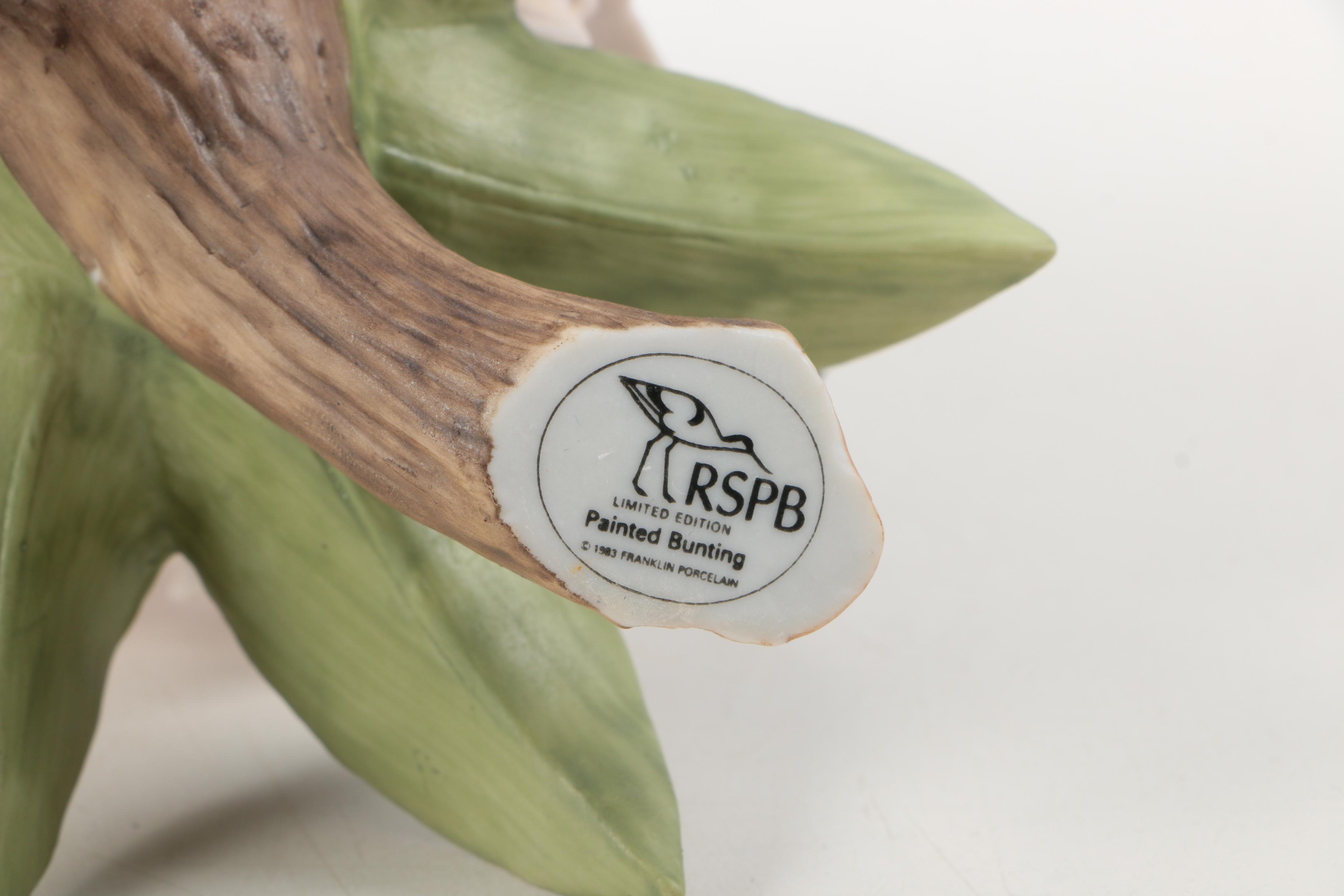 Assortment of Vintage Franklin Porcelain Bird Figurines