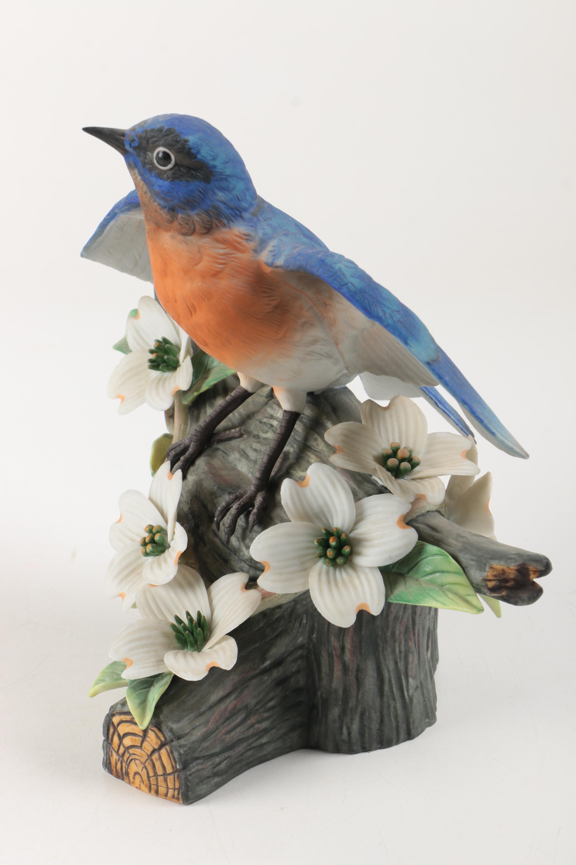Assortment of Vintage Franklin Porcelain Bird Figurines