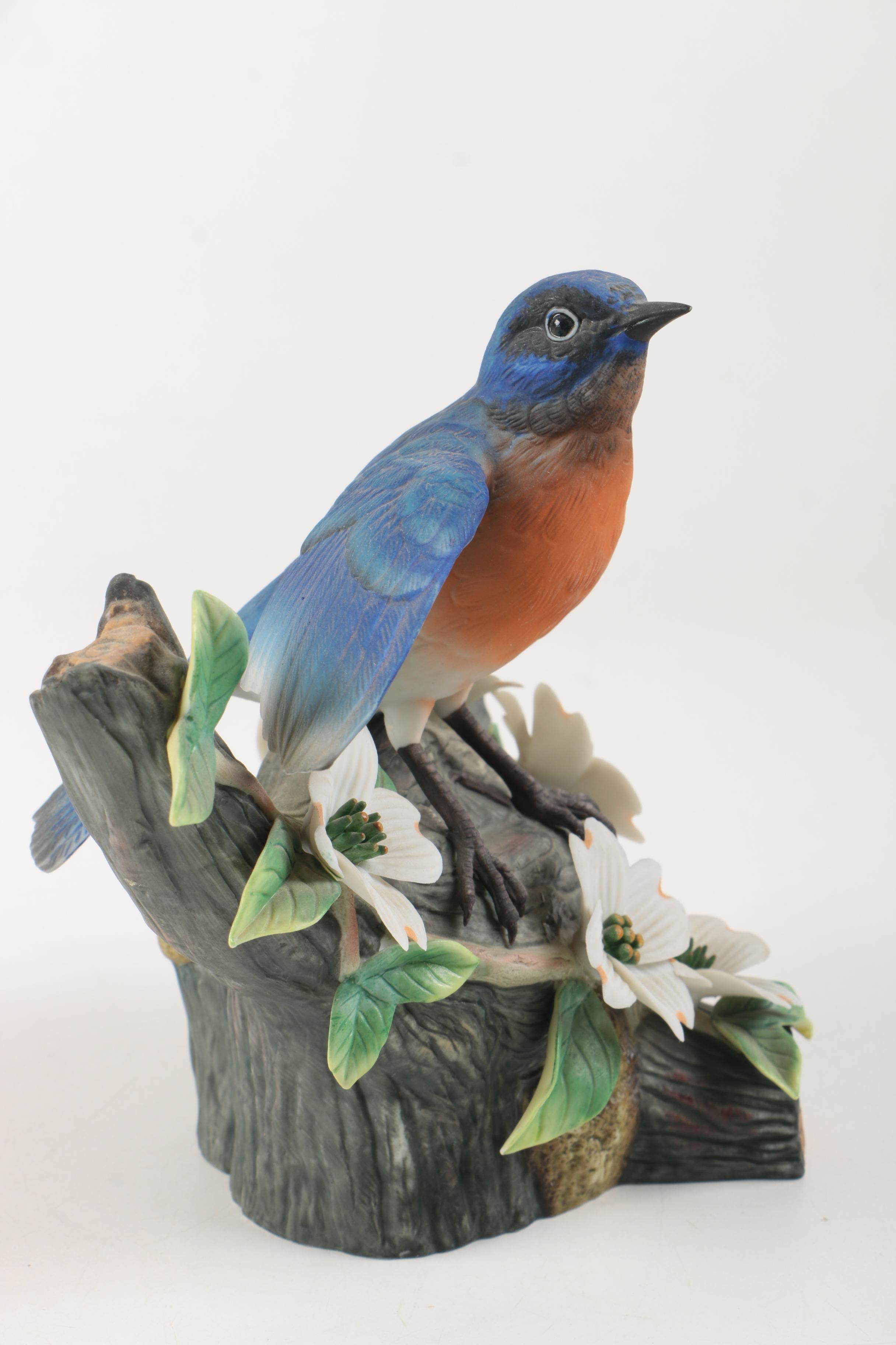 Assortment of Vintage Franklin Porcelain Bird Figurines