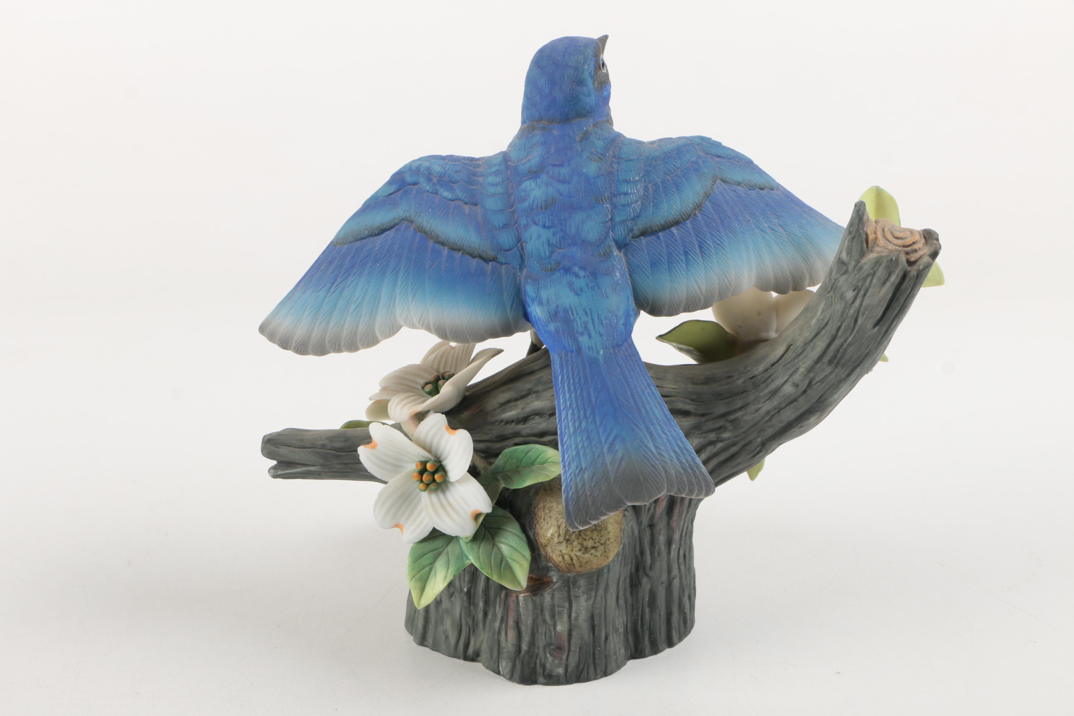 Assortment of Vintage Franklin Porcelain Bird Figurines