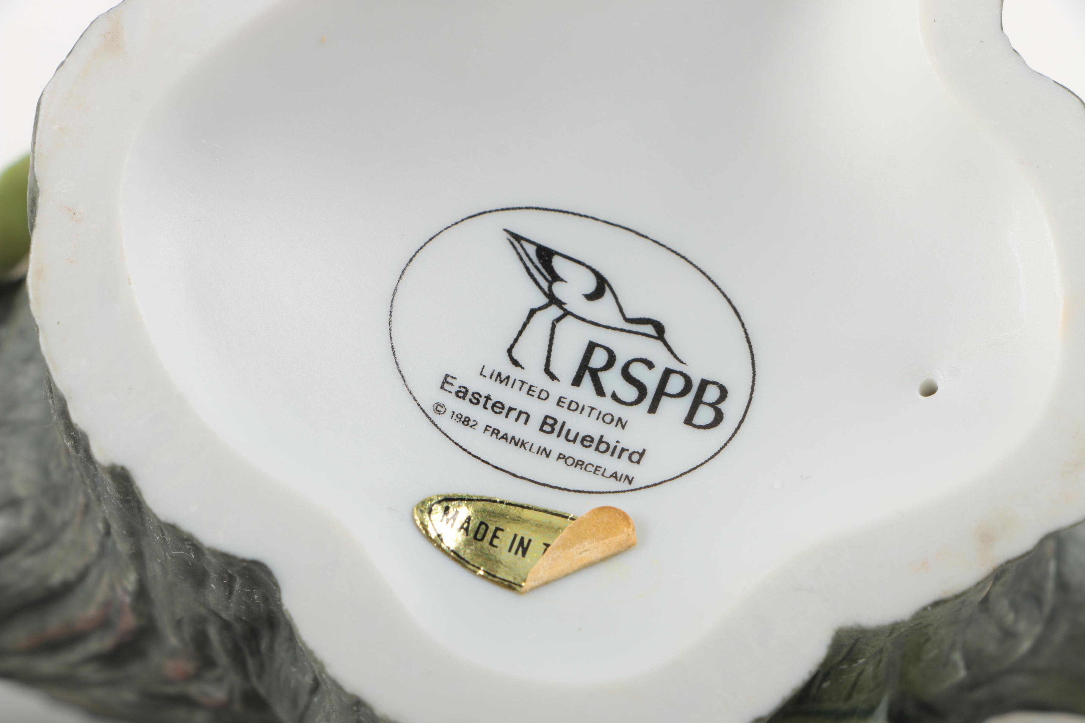 Assortment of Vintage Franklin Porcelain Bird Figurines