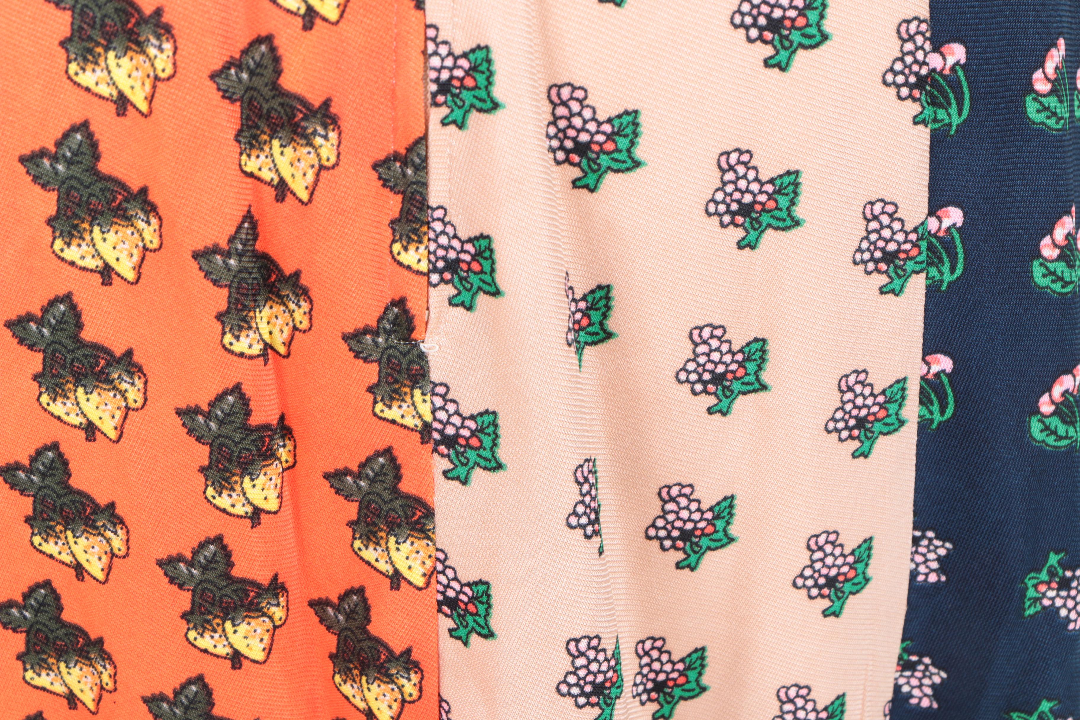 Vintage Monique Fruit Patterned Skirt