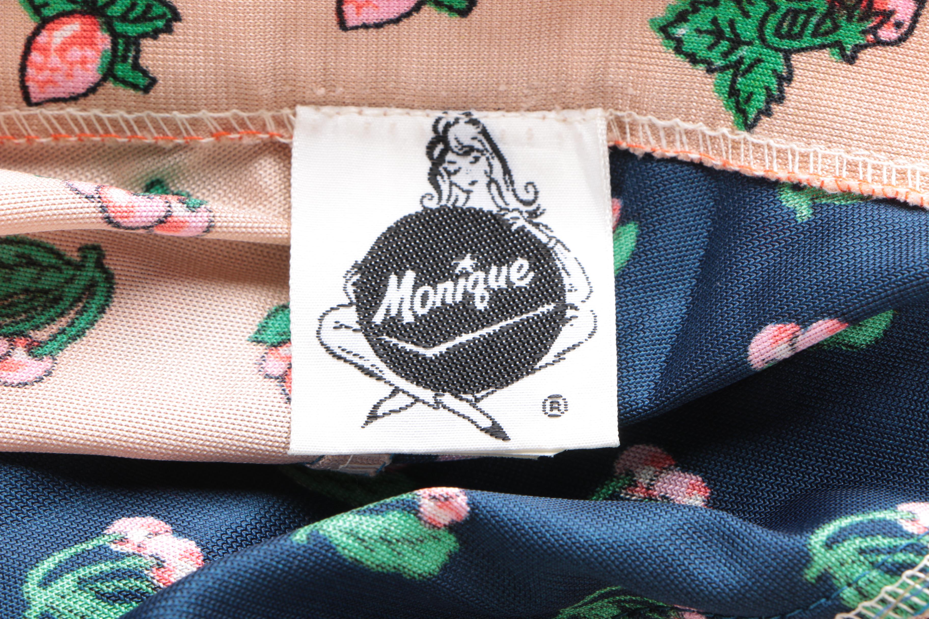 Vintage Monique Fruit Patterned Skirt