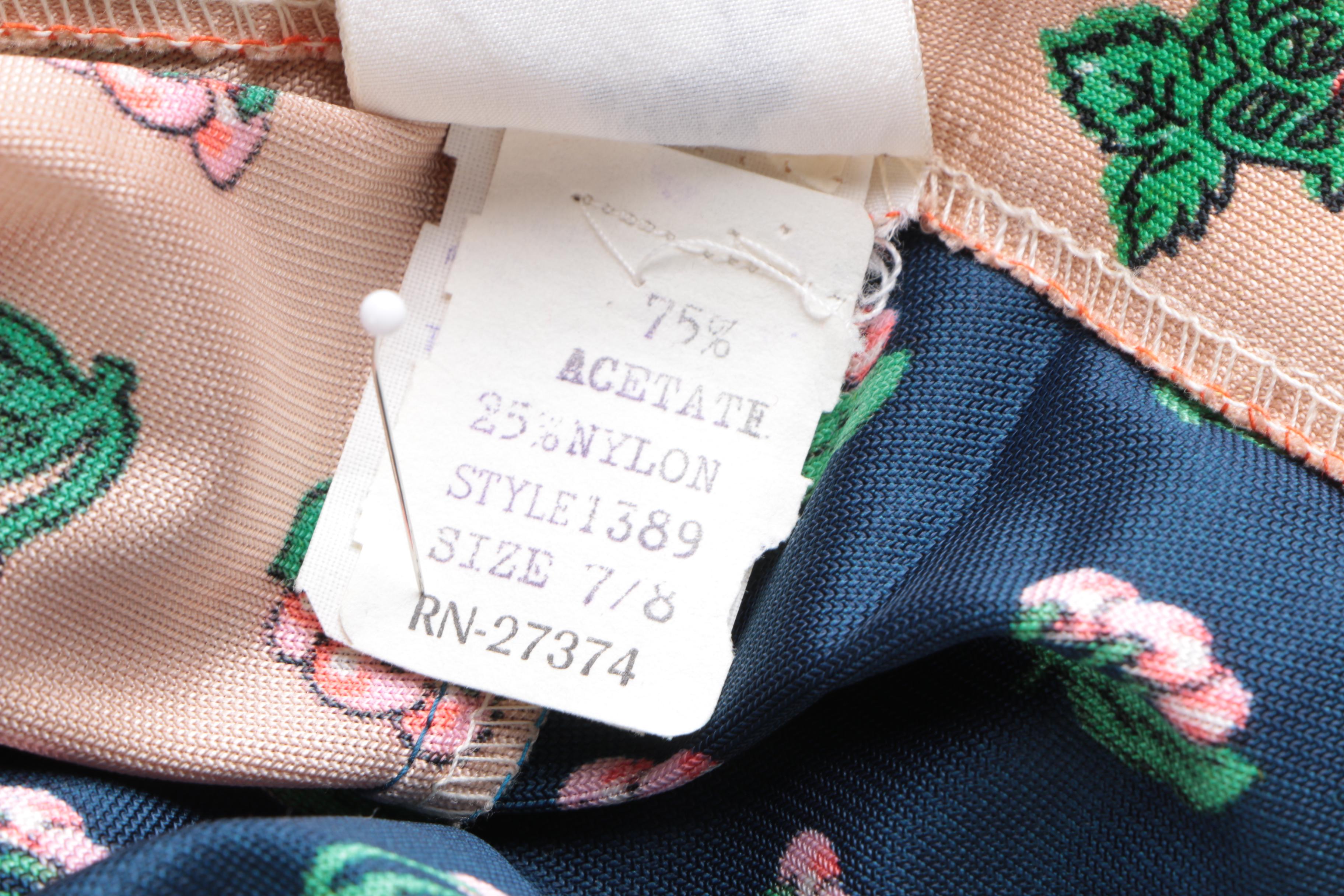 Vintage Monique Fruit Patterned Skirt