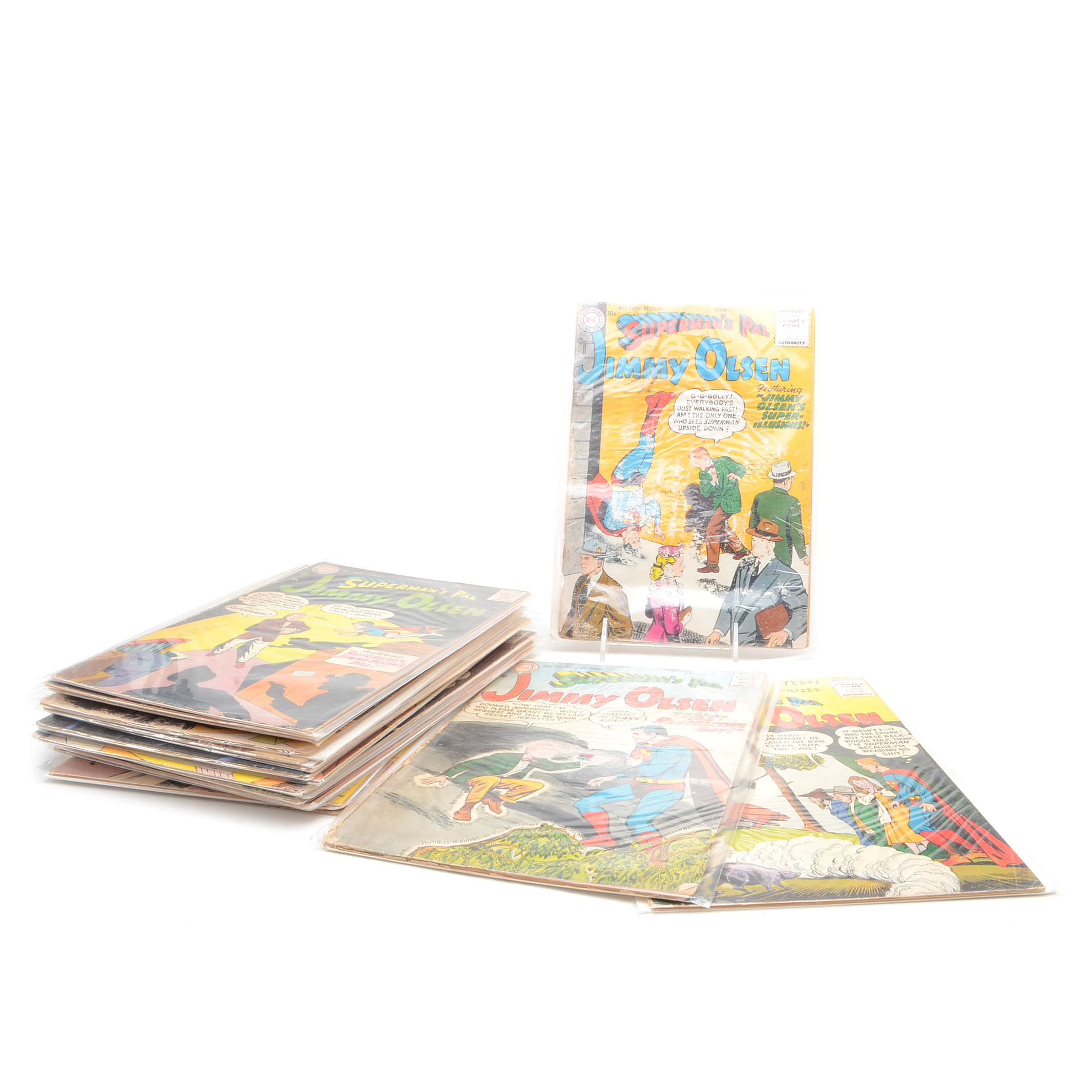 Collection of Silver Era DC Comics Superman's Pal Jimmy Olsen Comics