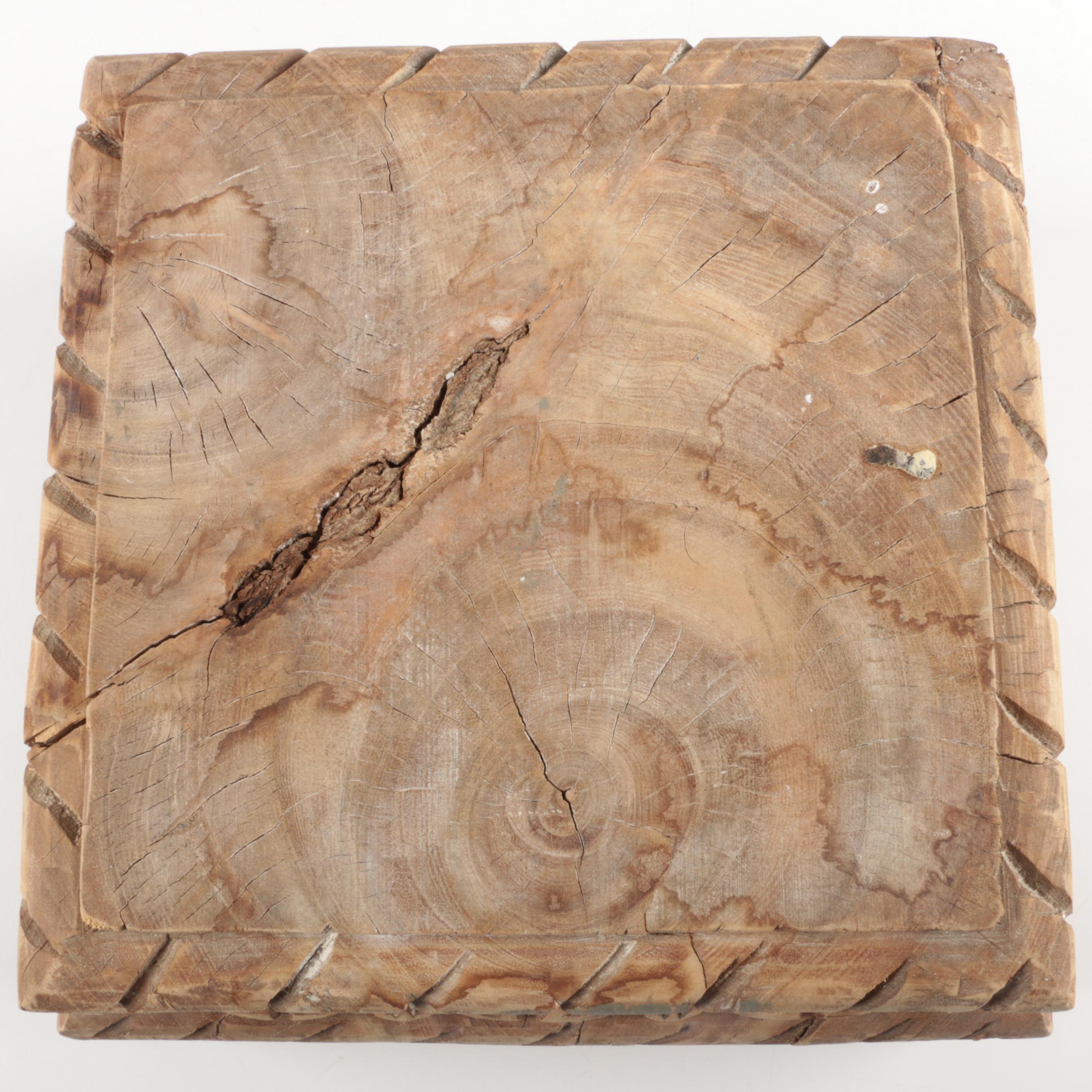 Ornate Carved Wood Base