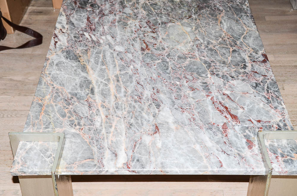 Agate Red Marble Coffee Table