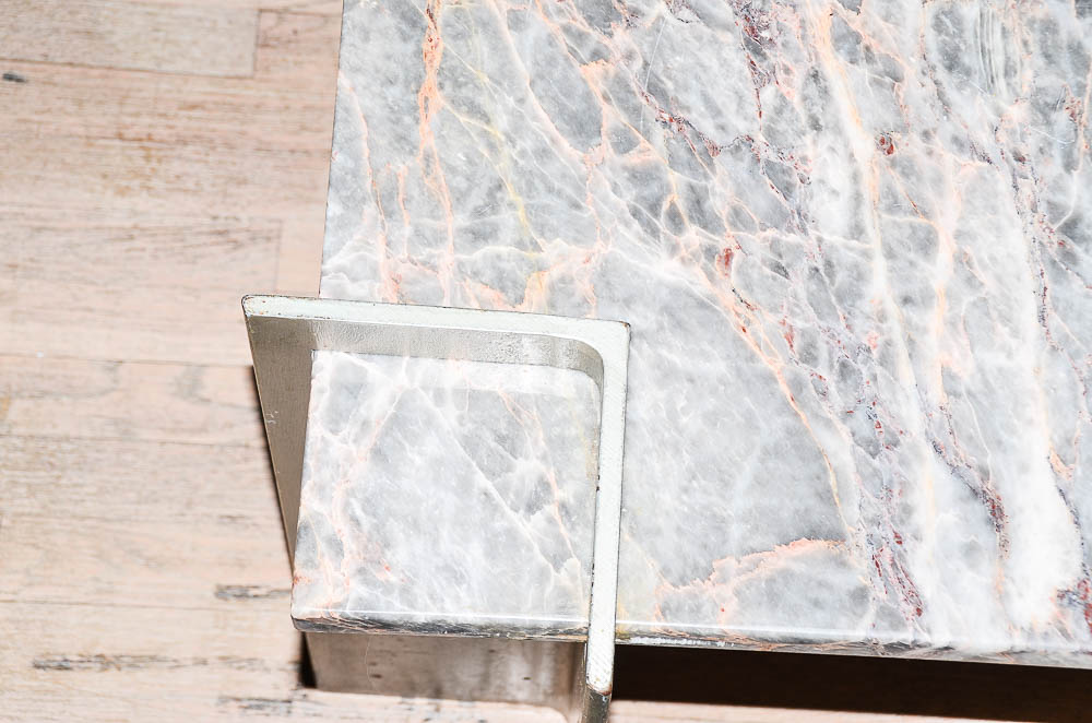 Agate Red Marble Coffee Table