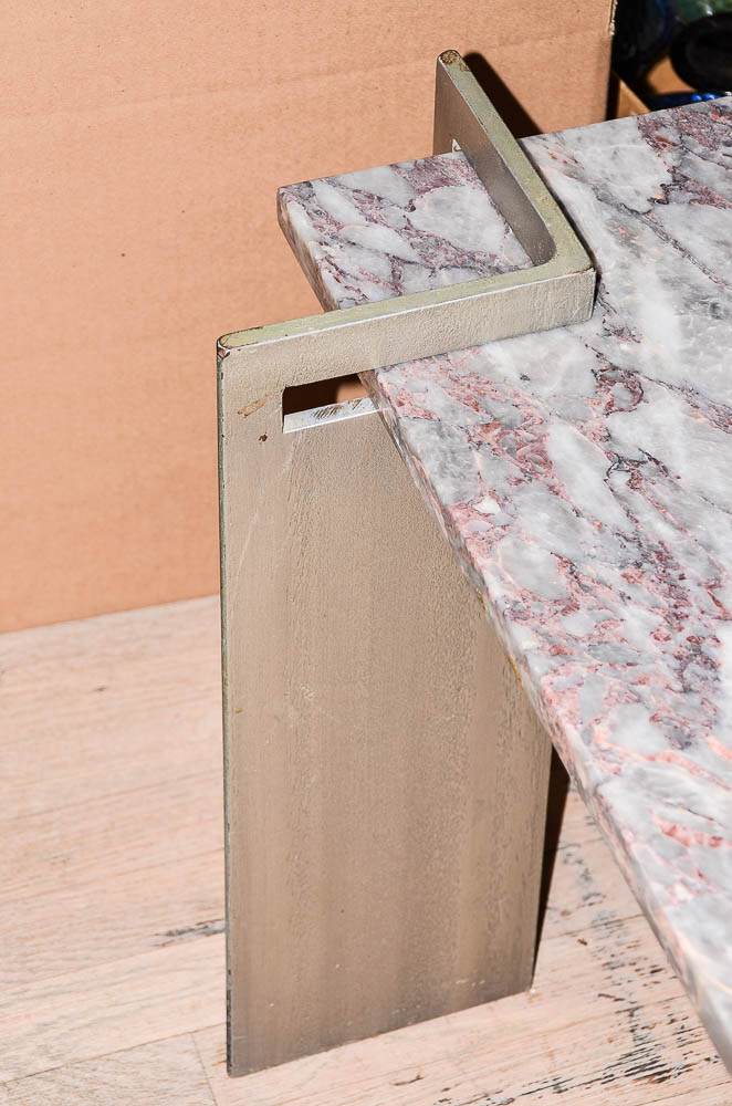 Agate Red Marble Coffee Table