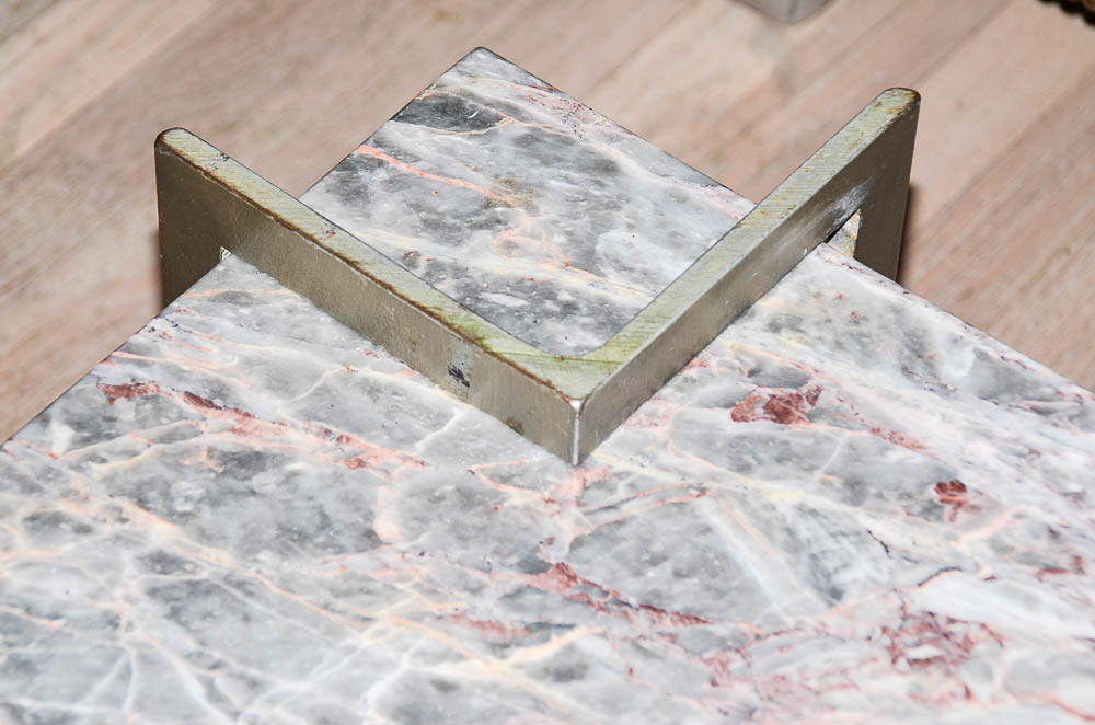 Agate Red Marble Coffee Table