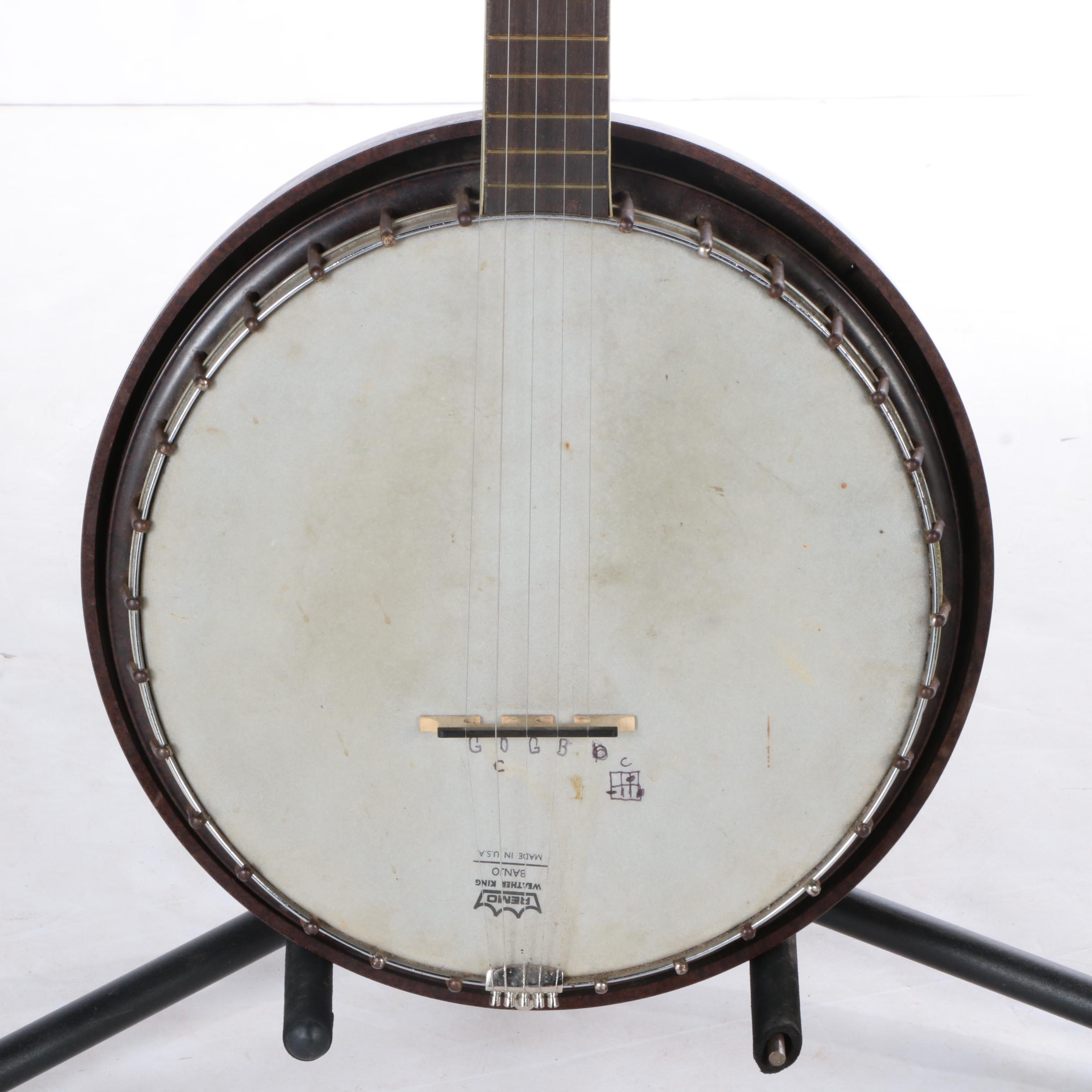 Vintage Harmony Resonator Banjo