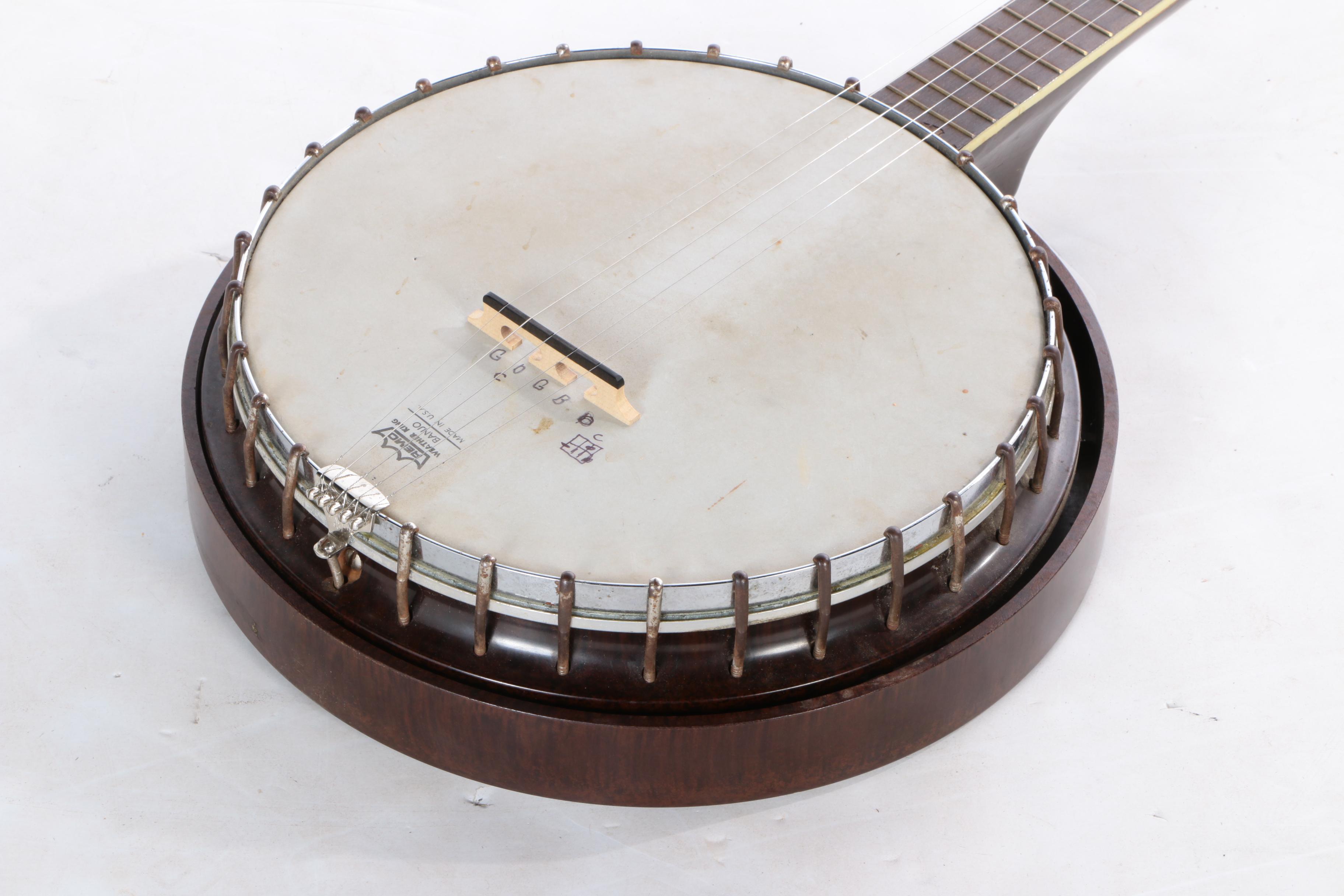 Vintage Harmony Resonator Banjo
