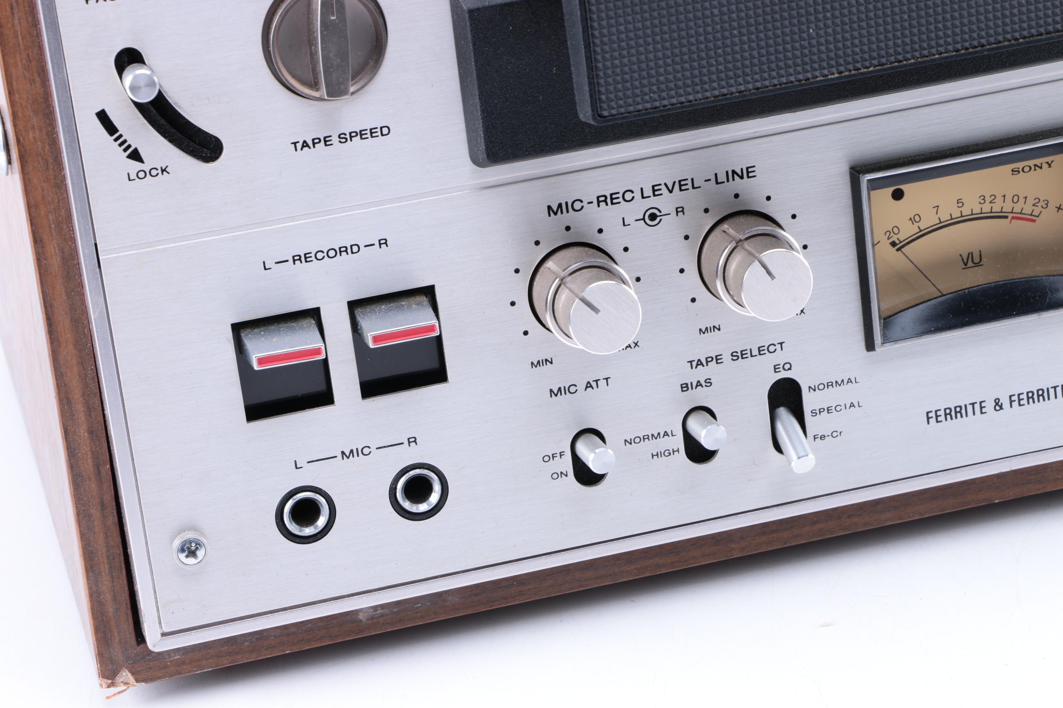 Vintage Sony TC-378 Reel-to-Reel with Tapes