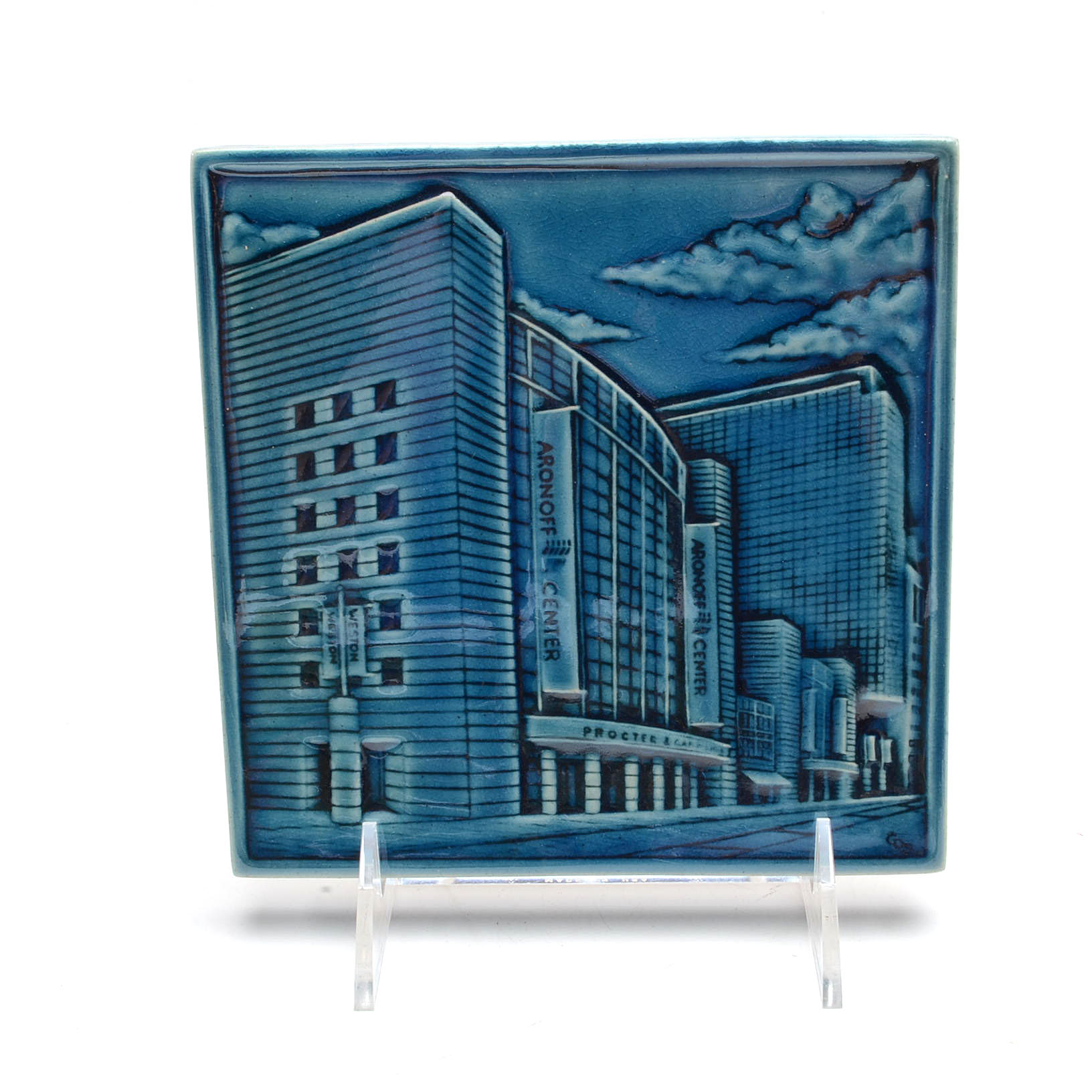 Rookwood Pottery 1st Edition Commemorative "Aronoff"  Tile