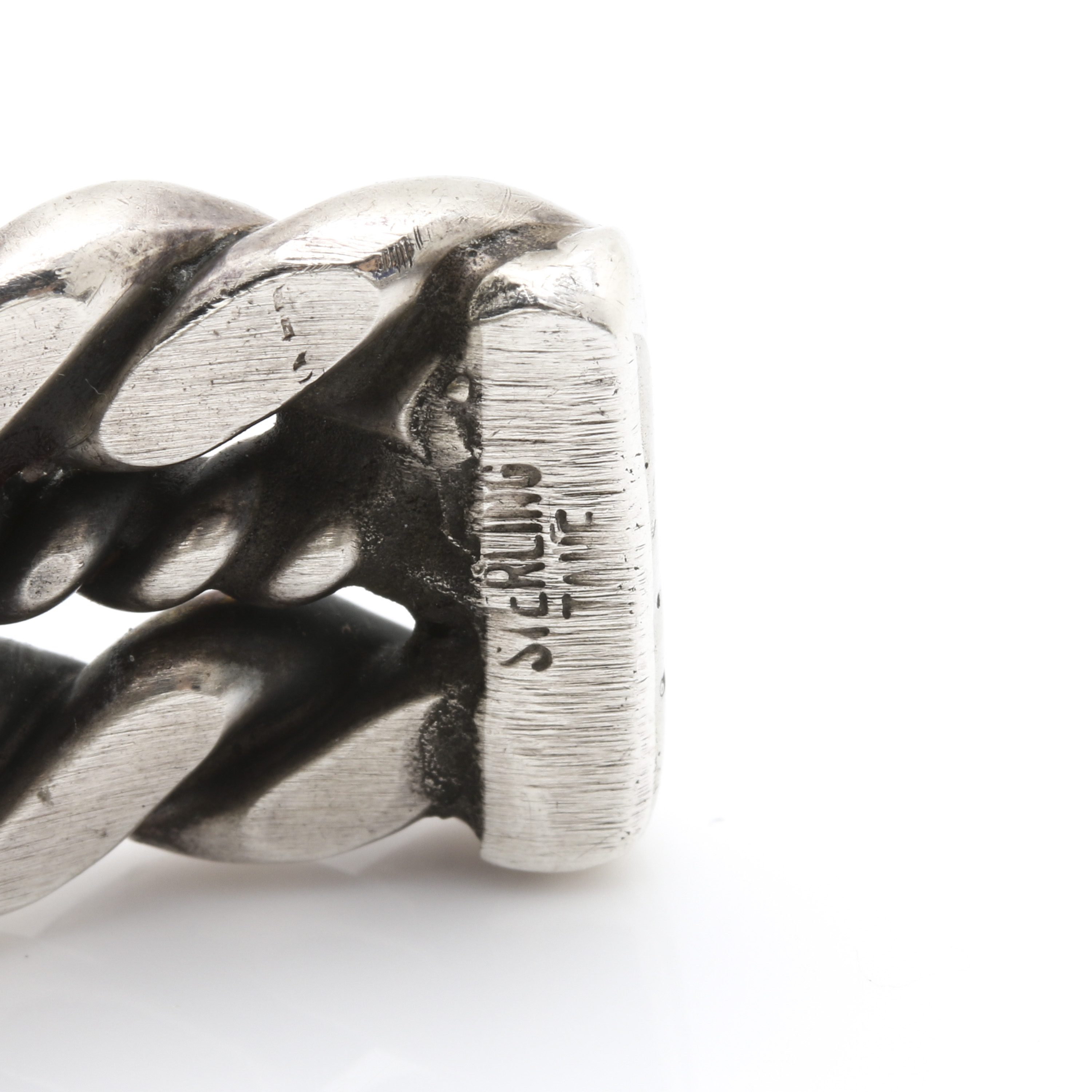 Nora Tahe Navajo Diné Sterling Silver and Turquoise Cuff Bracelet