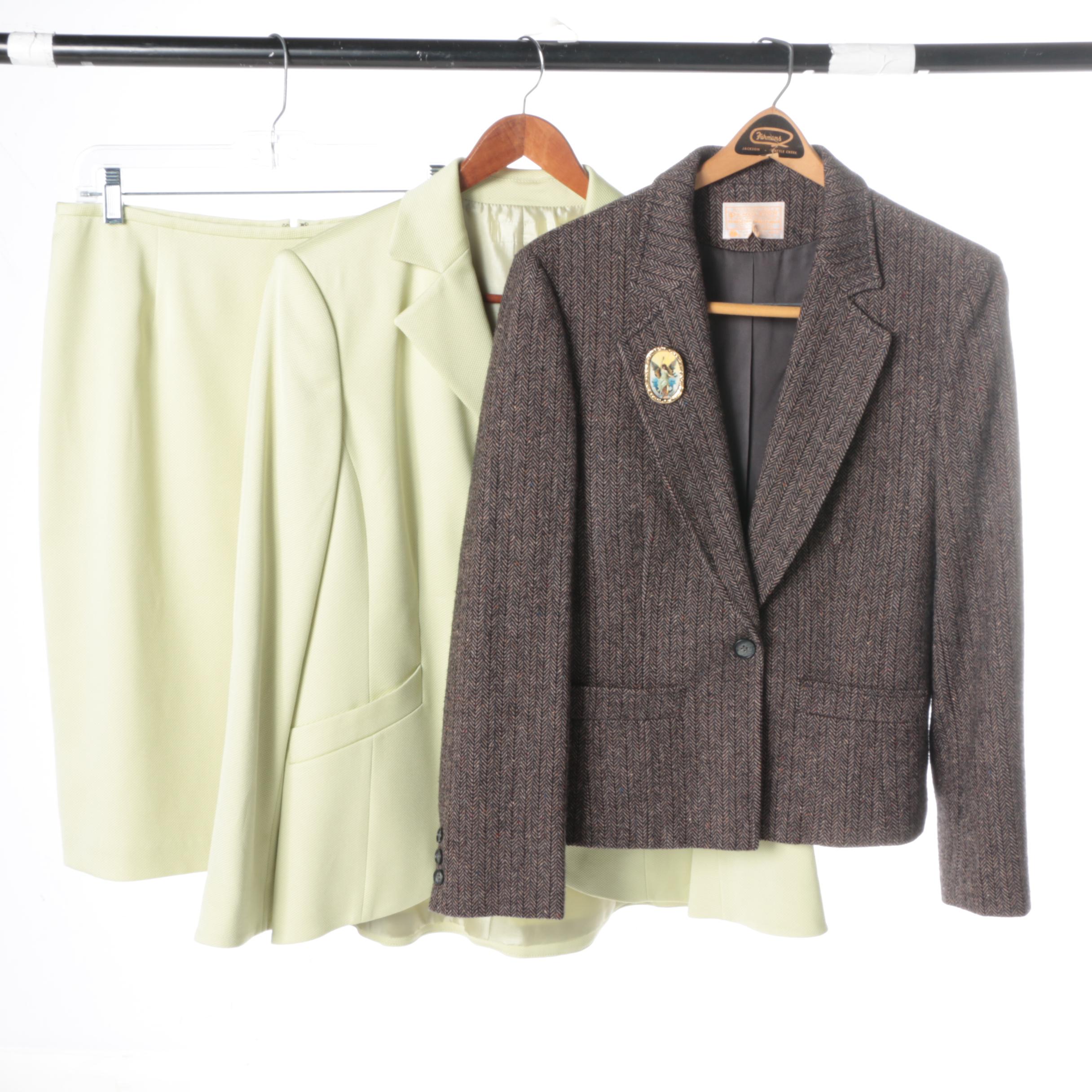 Vintage Liz Claiborne Skirt Suit and Pendleton Jacket