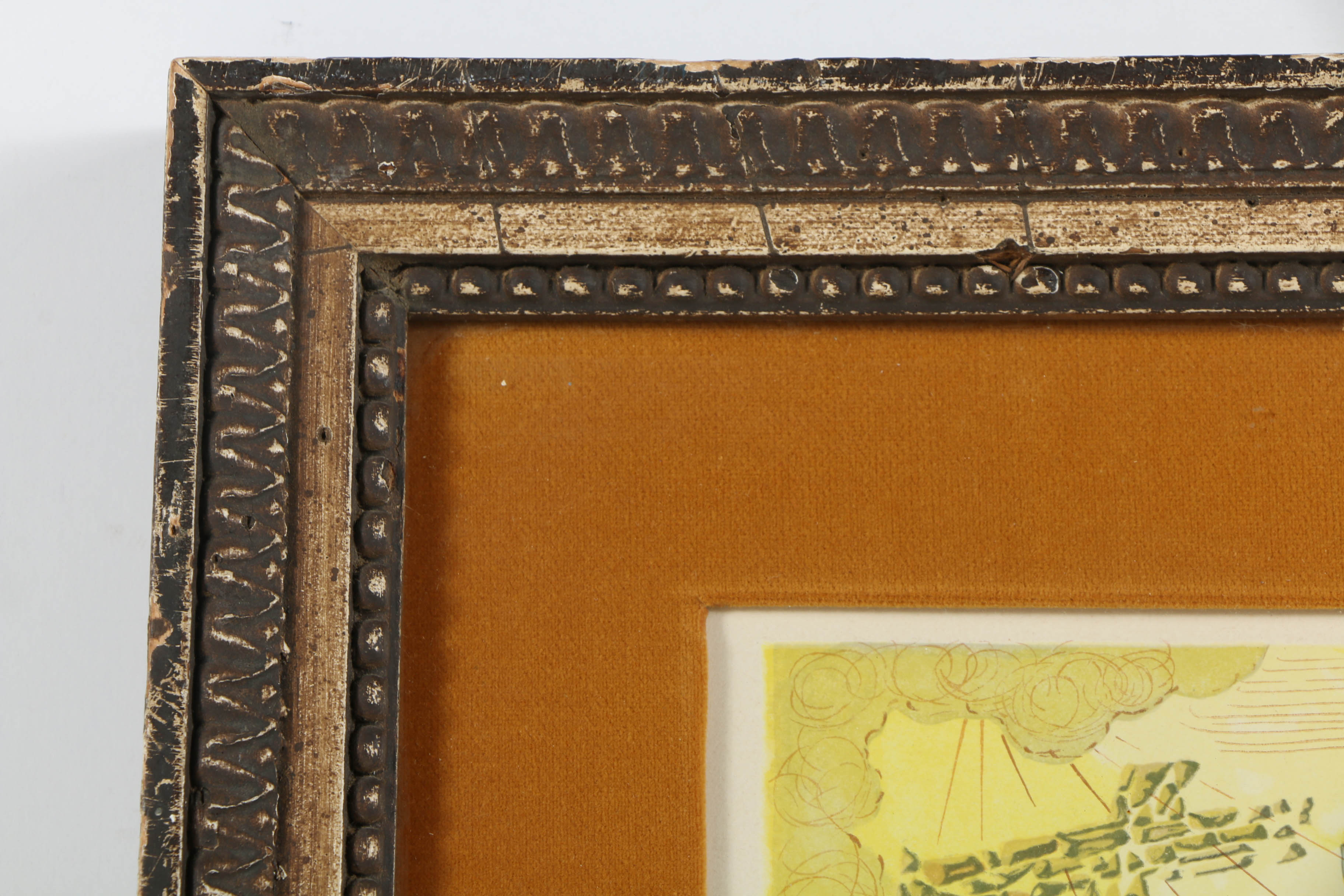 Salvador Dalí Wood Engraving on Paper "Heaven Canto 15 L'Eclat des Corps Glorie"