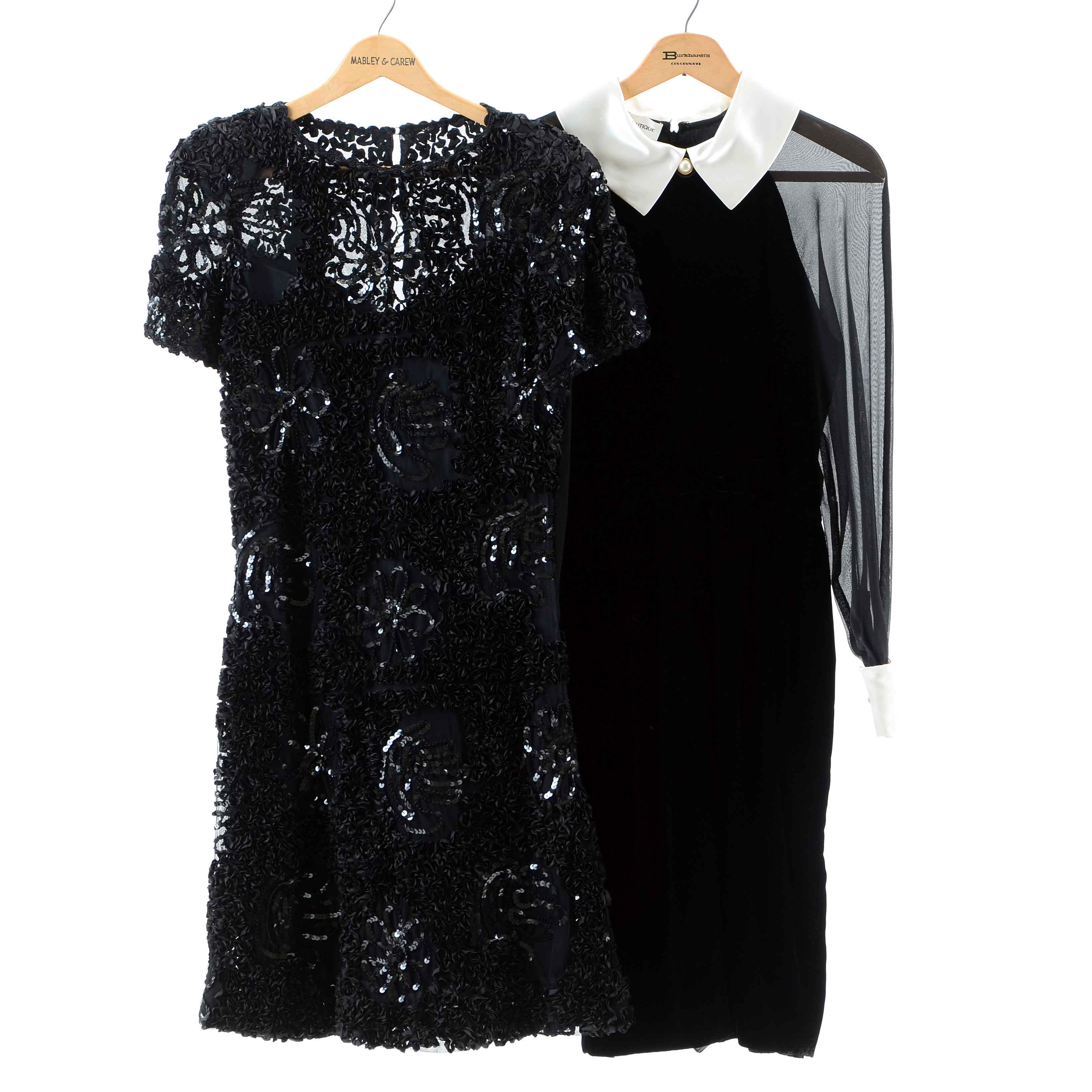 Two Black Evening Dresses