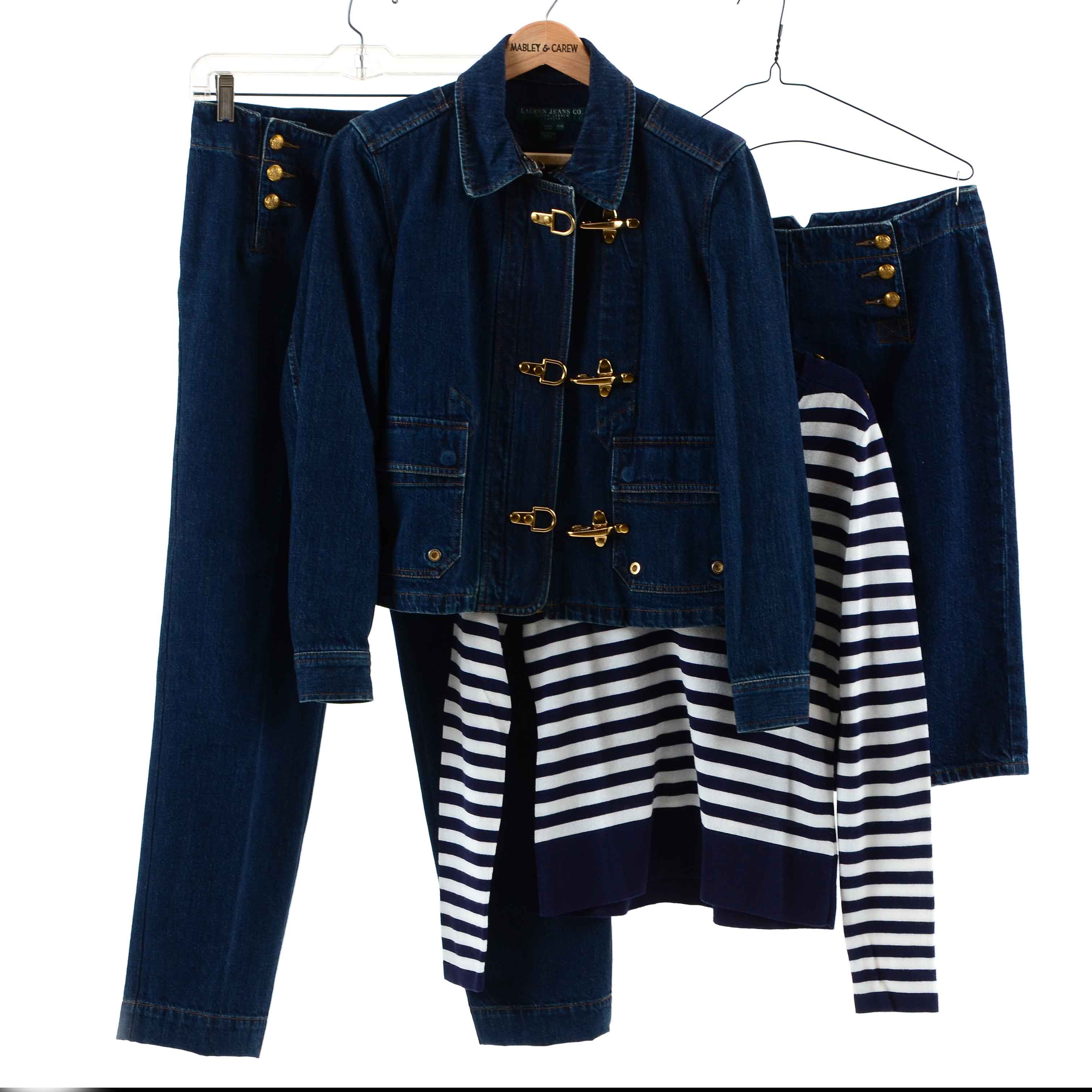 Ralph Lauren Women's Denim Suit